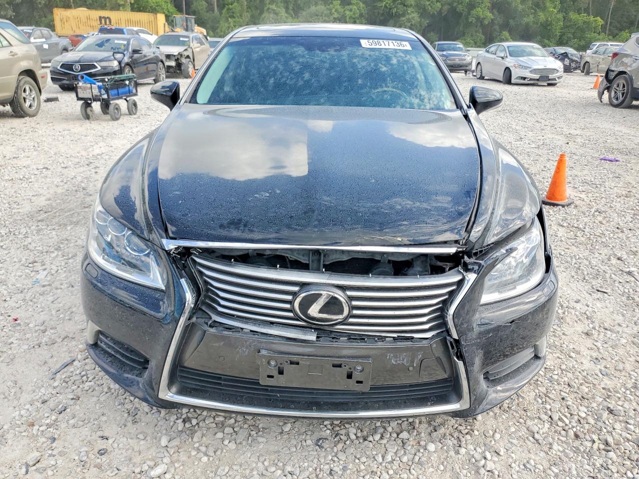 2013 Lexus Ls 460 Black vin: JTHBL5EF8D5119836