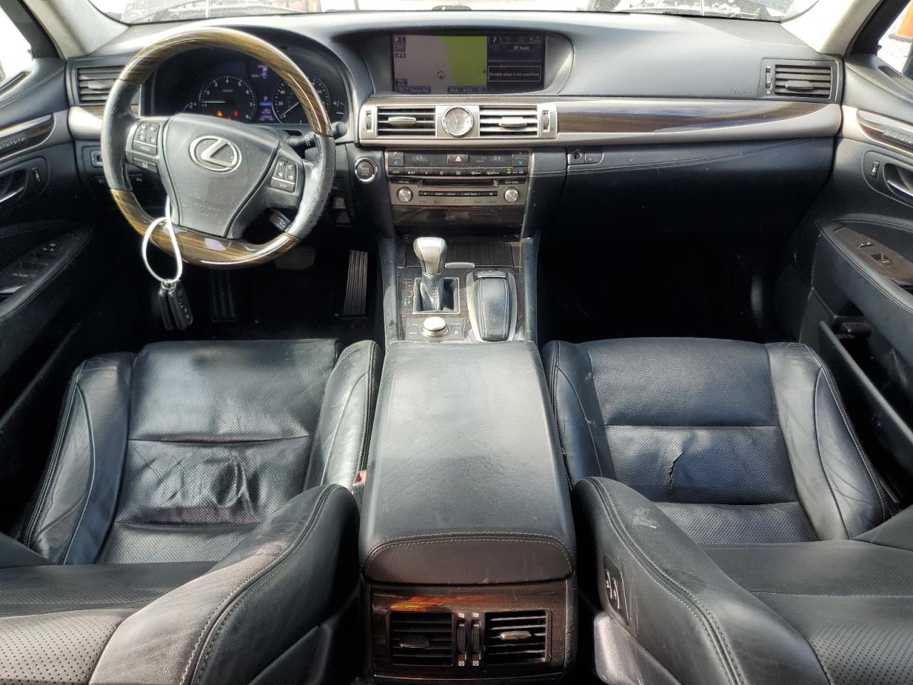 2013 Lexus Ls 460 Black vin: JTHBL5EF8D5119836