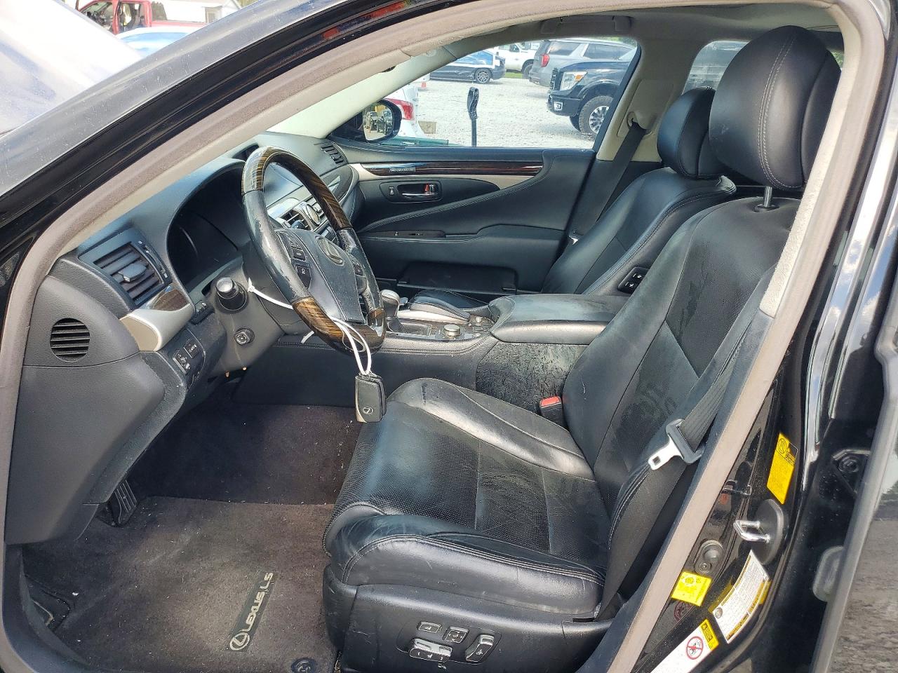 2013 Lexus Ls 460 Black vin: JTHBL5EF8D5119836