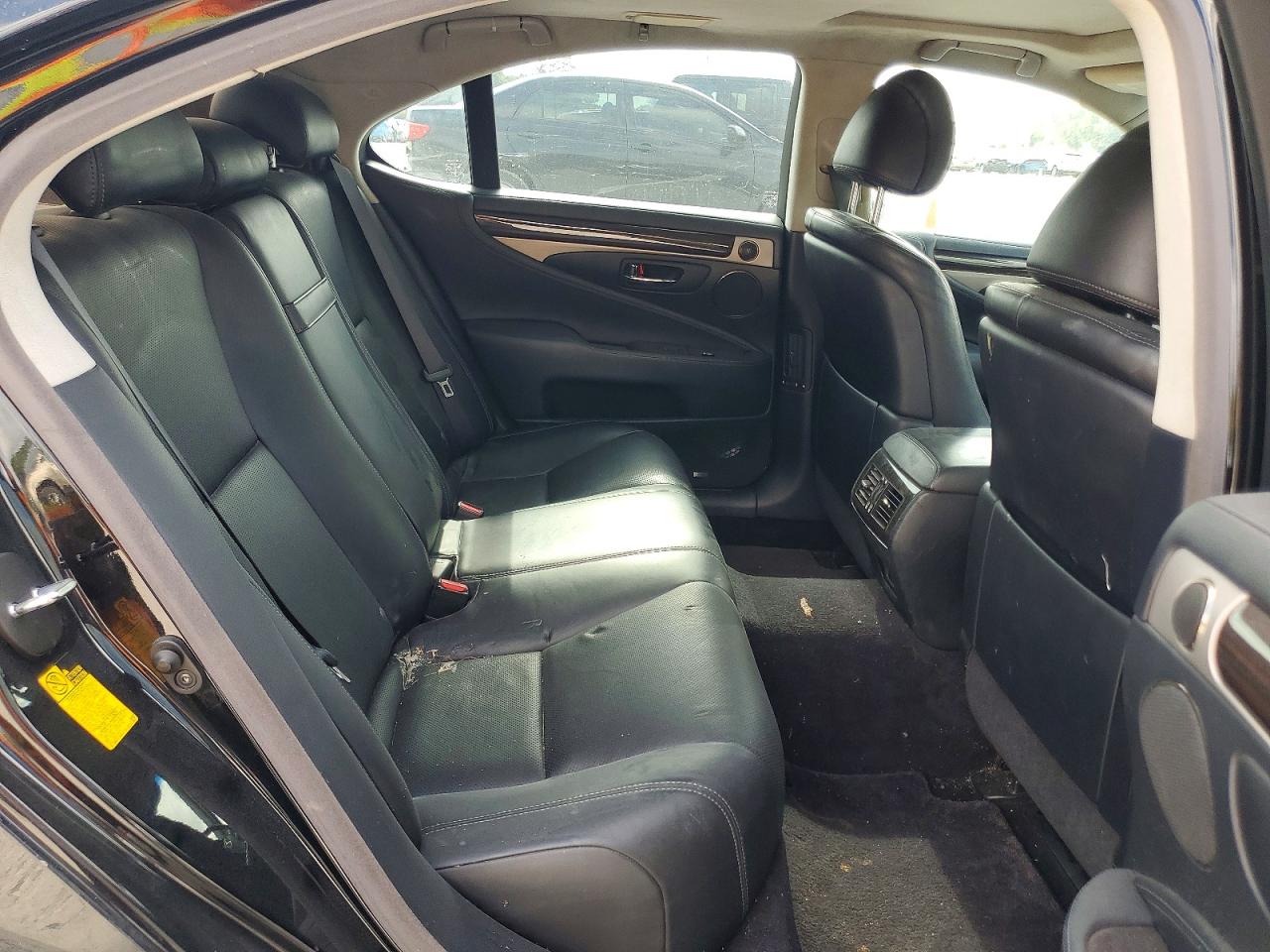 2013 Lexus Ls 460 Black vin: JTHBL5EF8D5119836