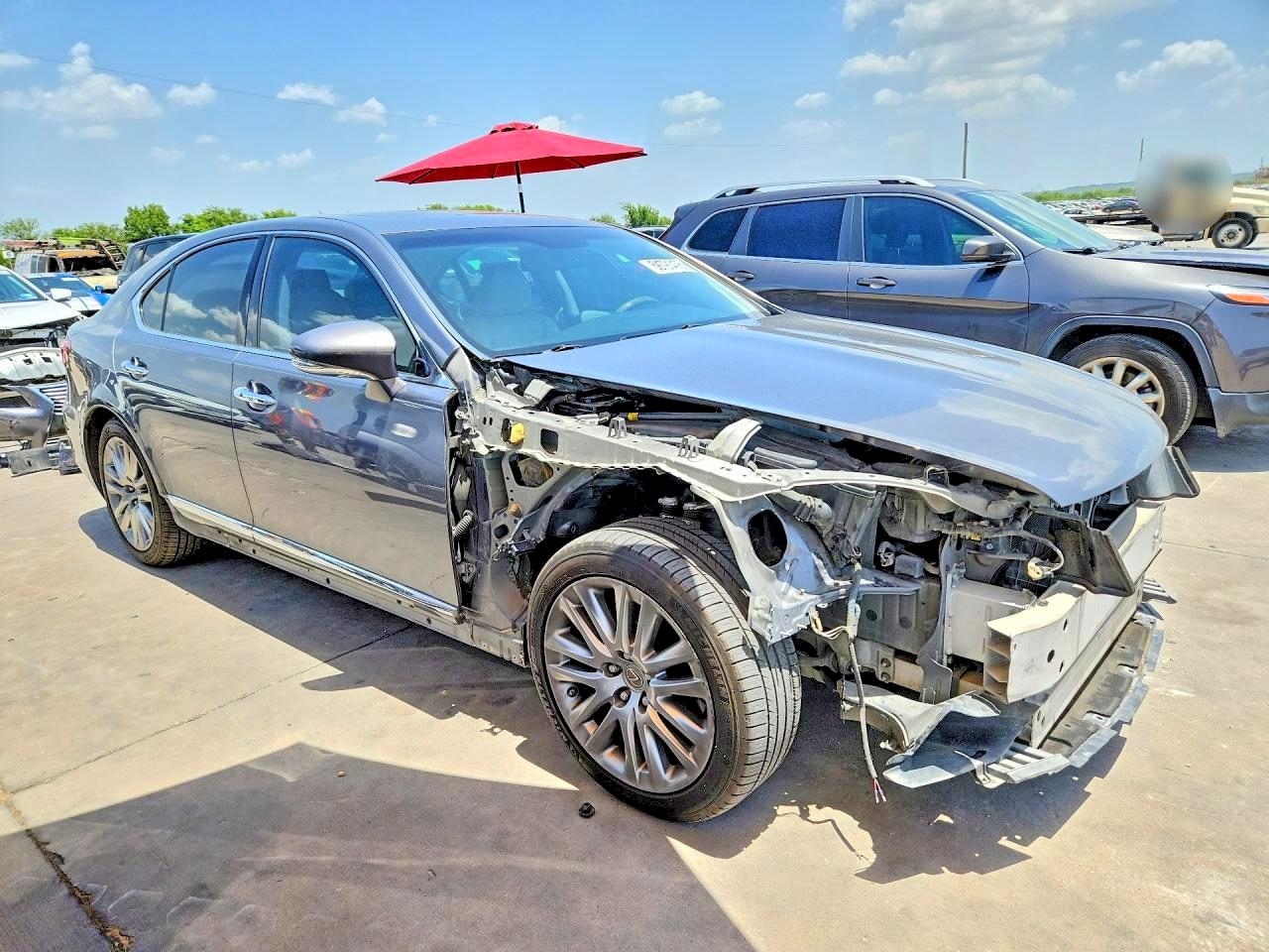 2013 Lexus Ls 460 Gray vin: JTHBL5EF8D5122042