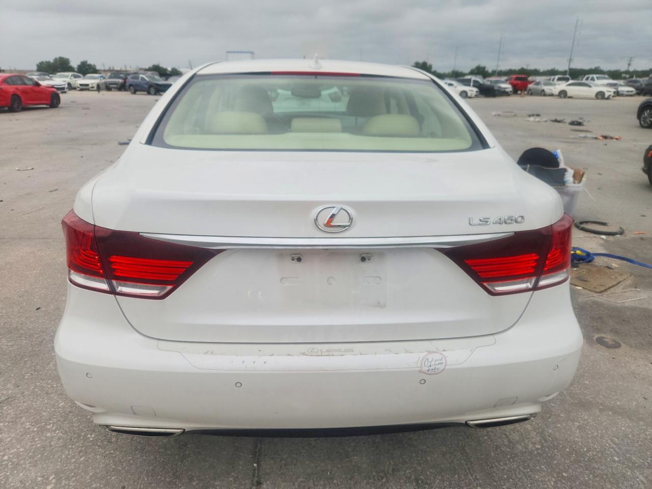 2014 Lexus Ls 460 Белый vin: JTHBL5EF8E5128716
