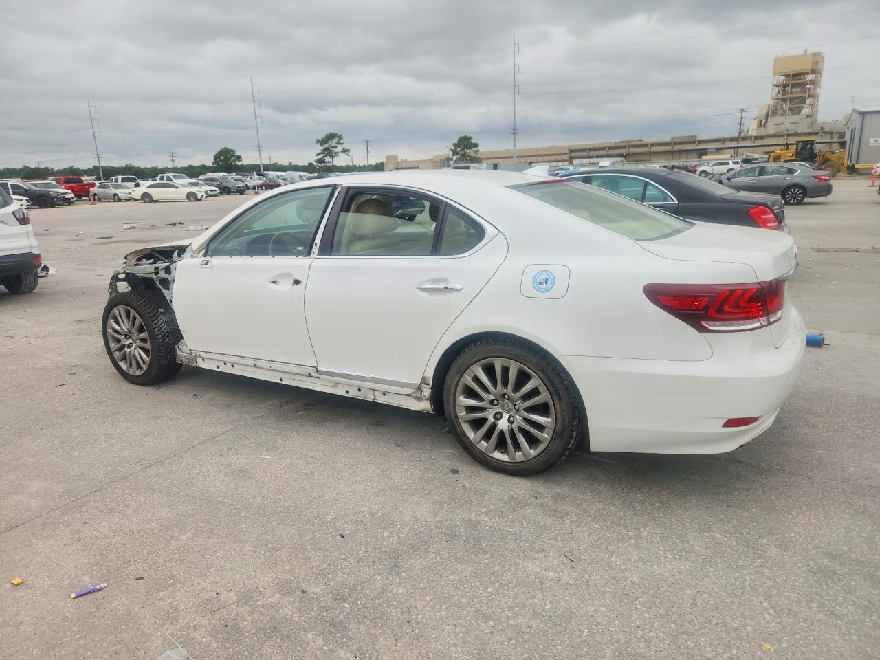 2014 Lexus Ls 460 Белый vin: JTHBL5EF8E5128716
