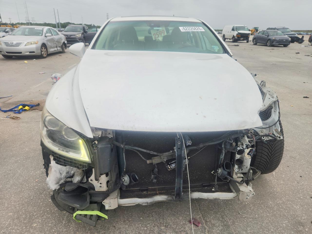 2014 Lexus Ls 460 Белый vin: JTHBL5EF8E5128716