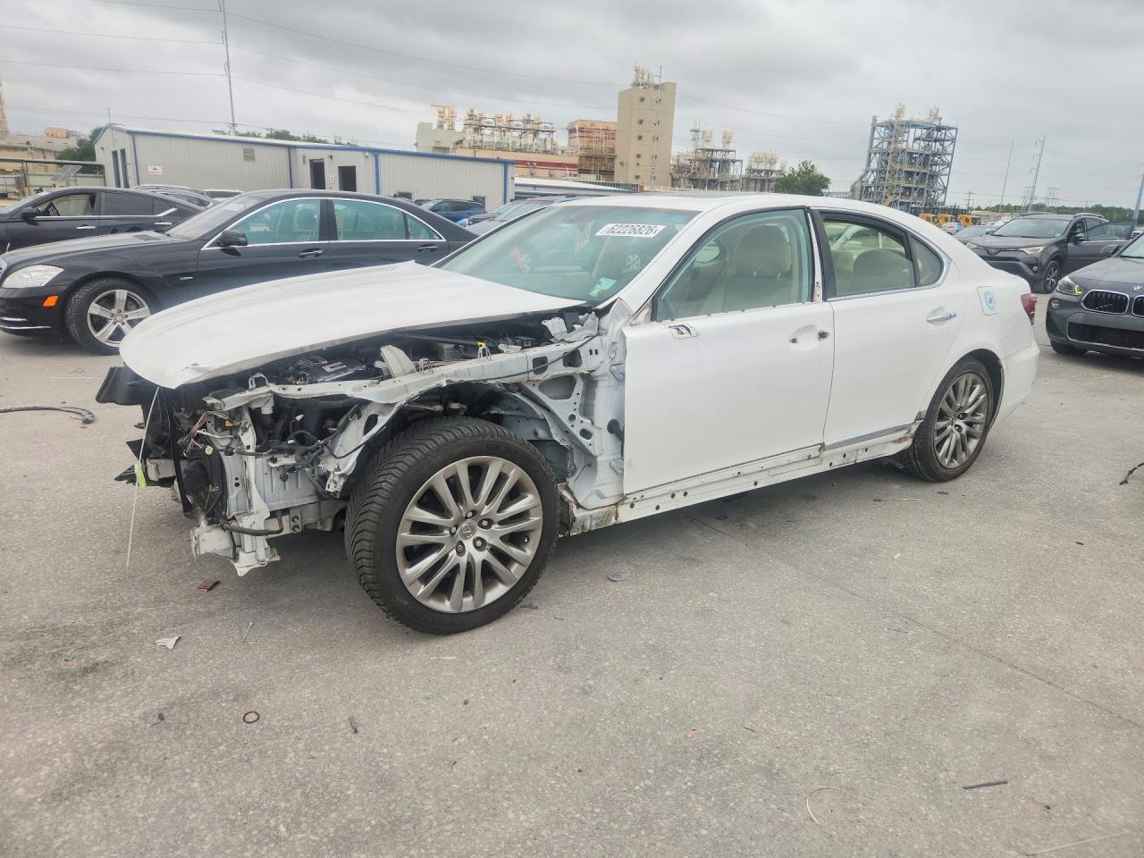 2014 Lexus Ls 460 Белый vin: JTHBL5EF8E5128716
