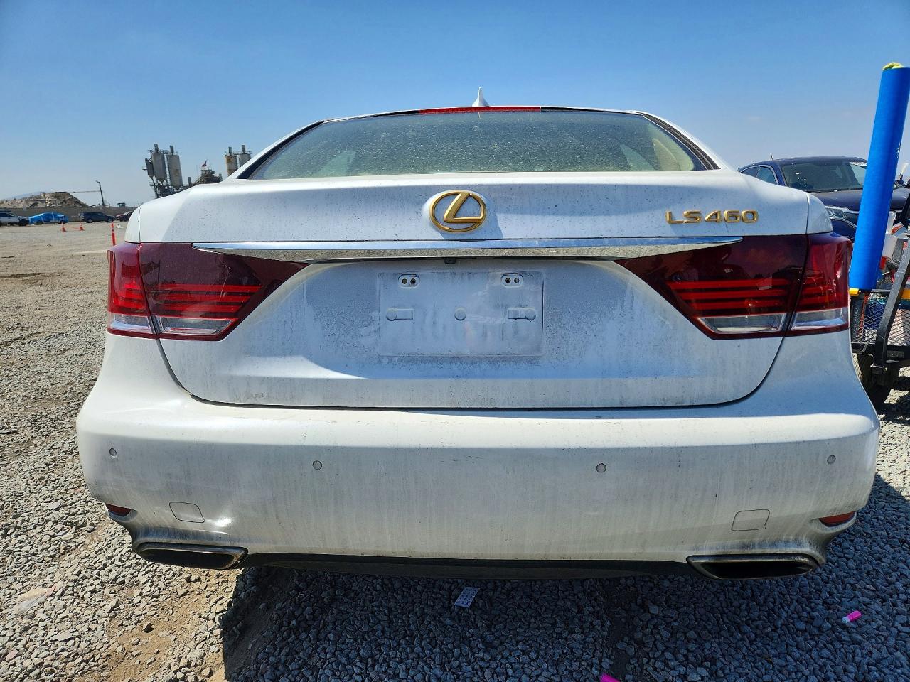 2014 Lexus Ls 460 White vin: JTHBL5EF8E5130482