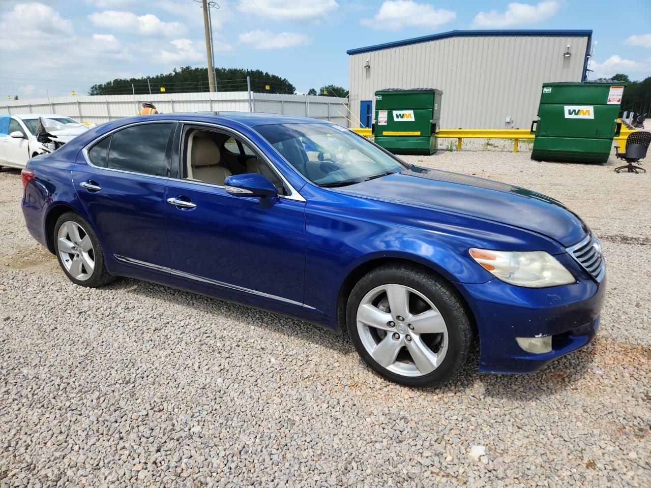 2010 Lexus Ls 460 Blue vin: JTHBL5EF9A5096093