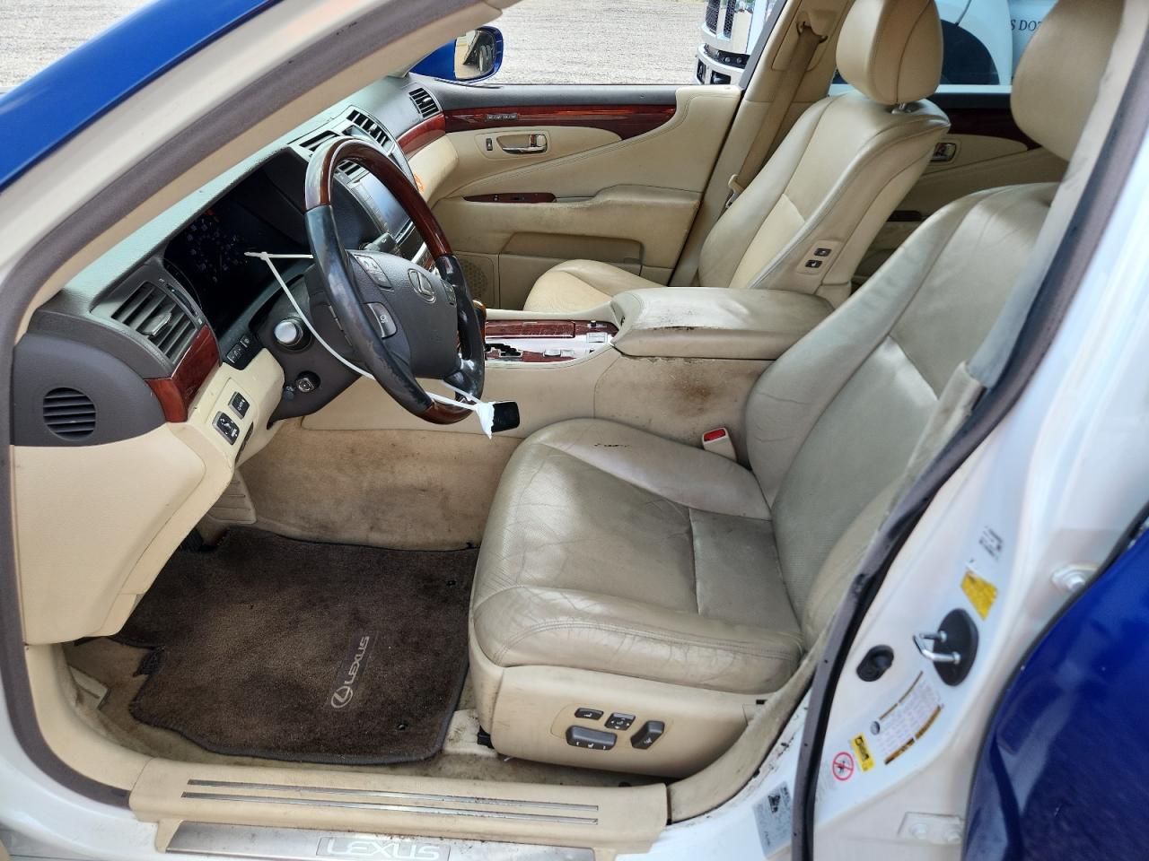 2010 Lexus Ls 460 Blue vin: JTHBL5EF9A5096093
