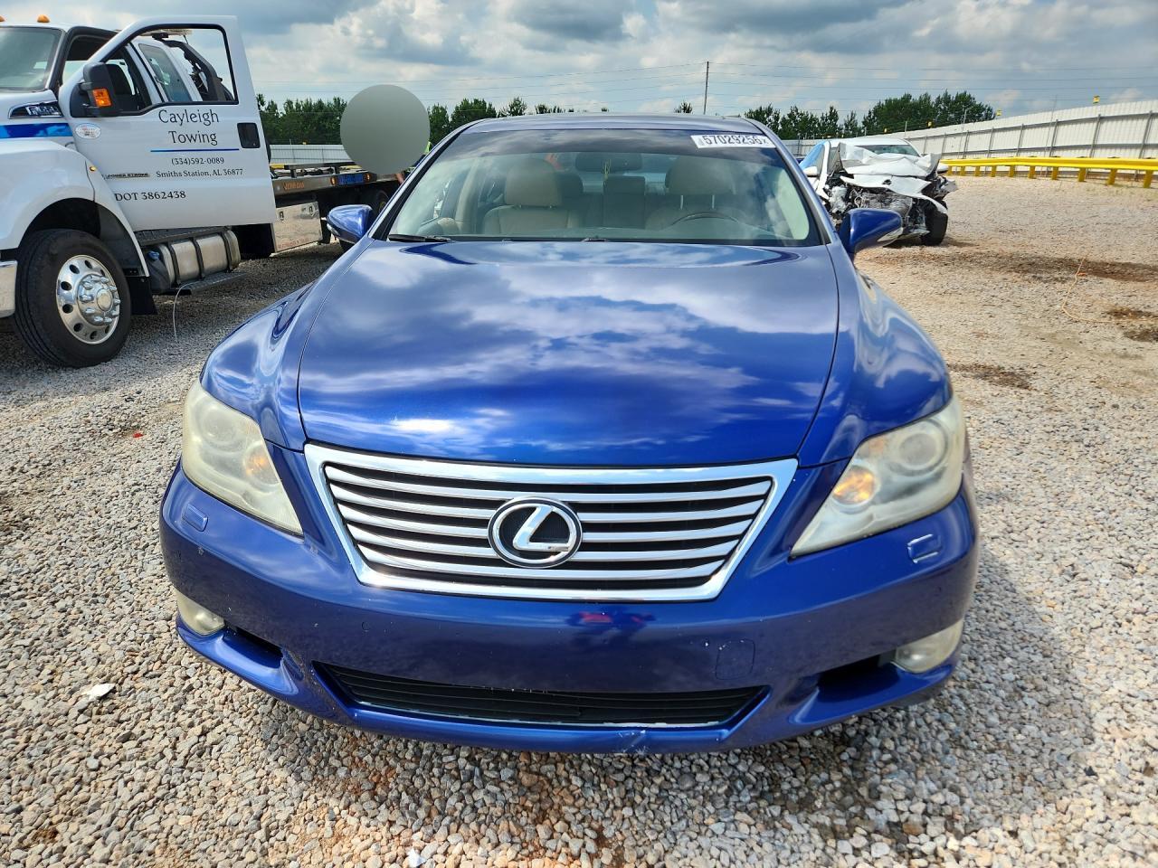 2010 Lexus Ls 460 Blue vin: JTHBL5EF9A5096093