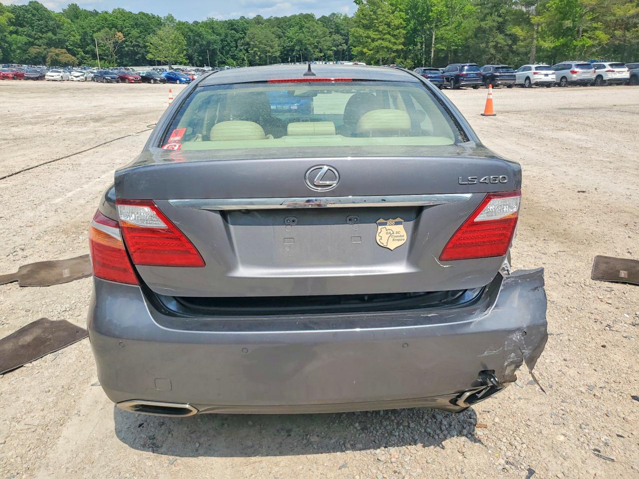 2012 Lexus Ls 460 Base Серый vin: JTHBL5EF9C5110030