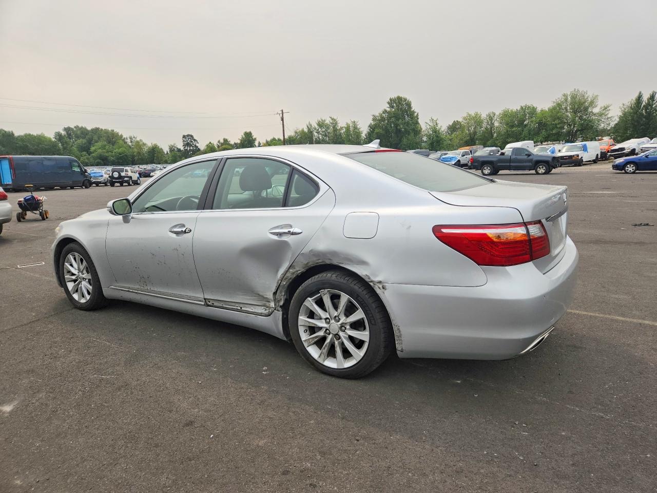 2012 Lexus Ls 460 Silver vin: JTHBL5EF9C5112778