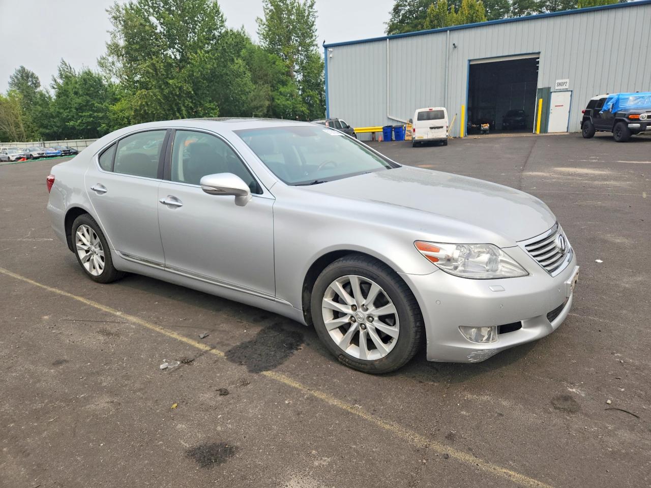 2012 Lexus Ls 460 Silver vin: JTHBL5EF9C5112778