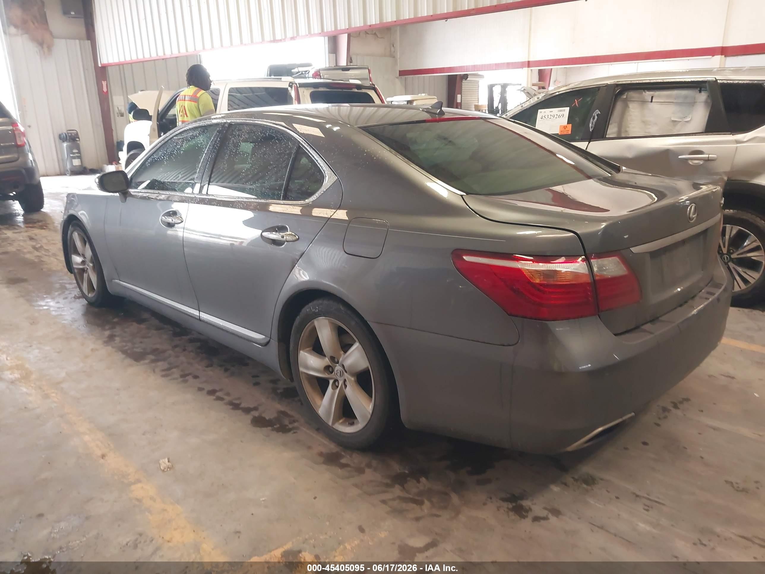 2012 Lexus Ls 460 Gray vin: JTHBL5EF9C5112814