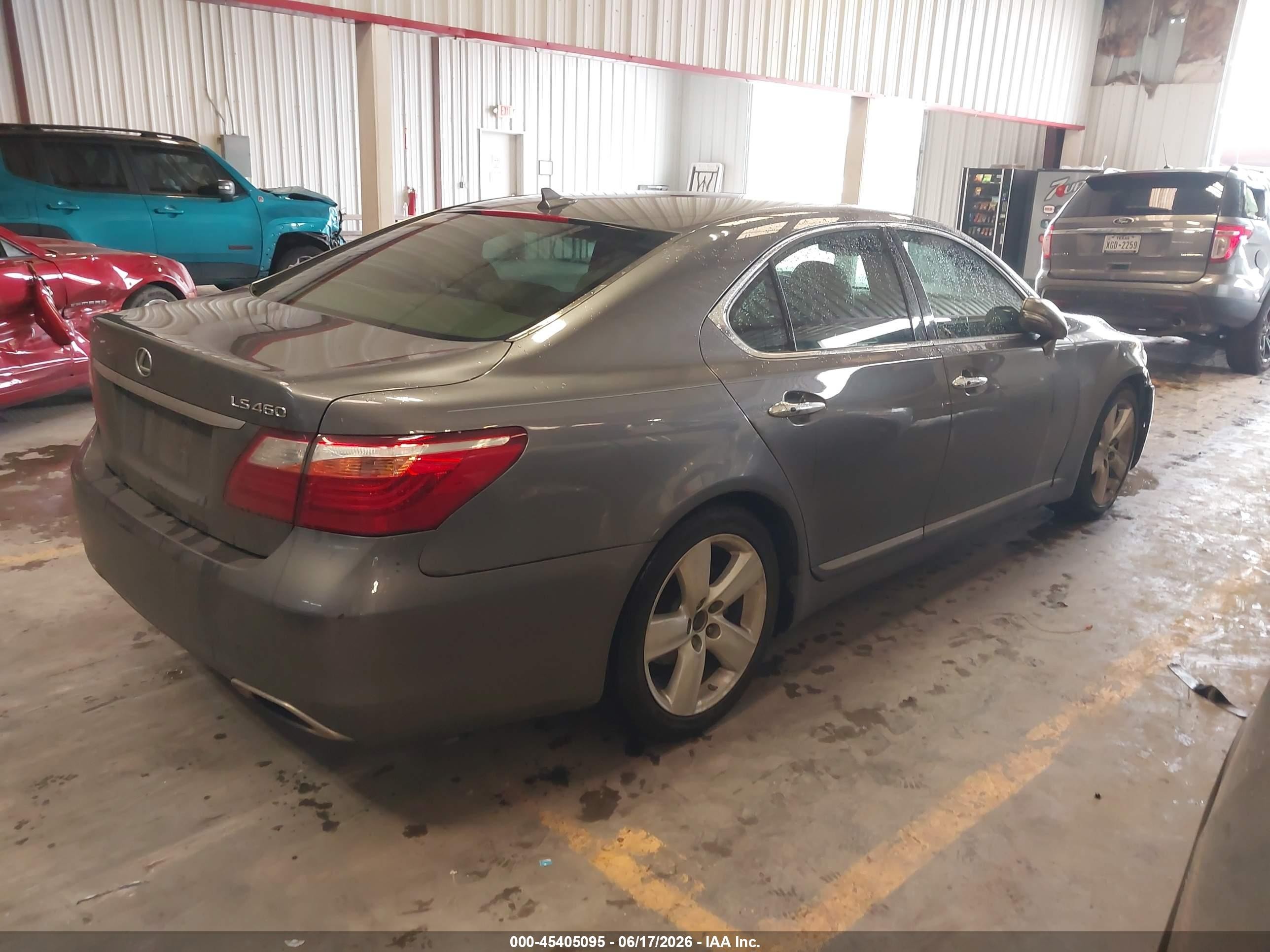 2012 Lexus Ls 460 Gray vin: JTHBL5EF9C5112814