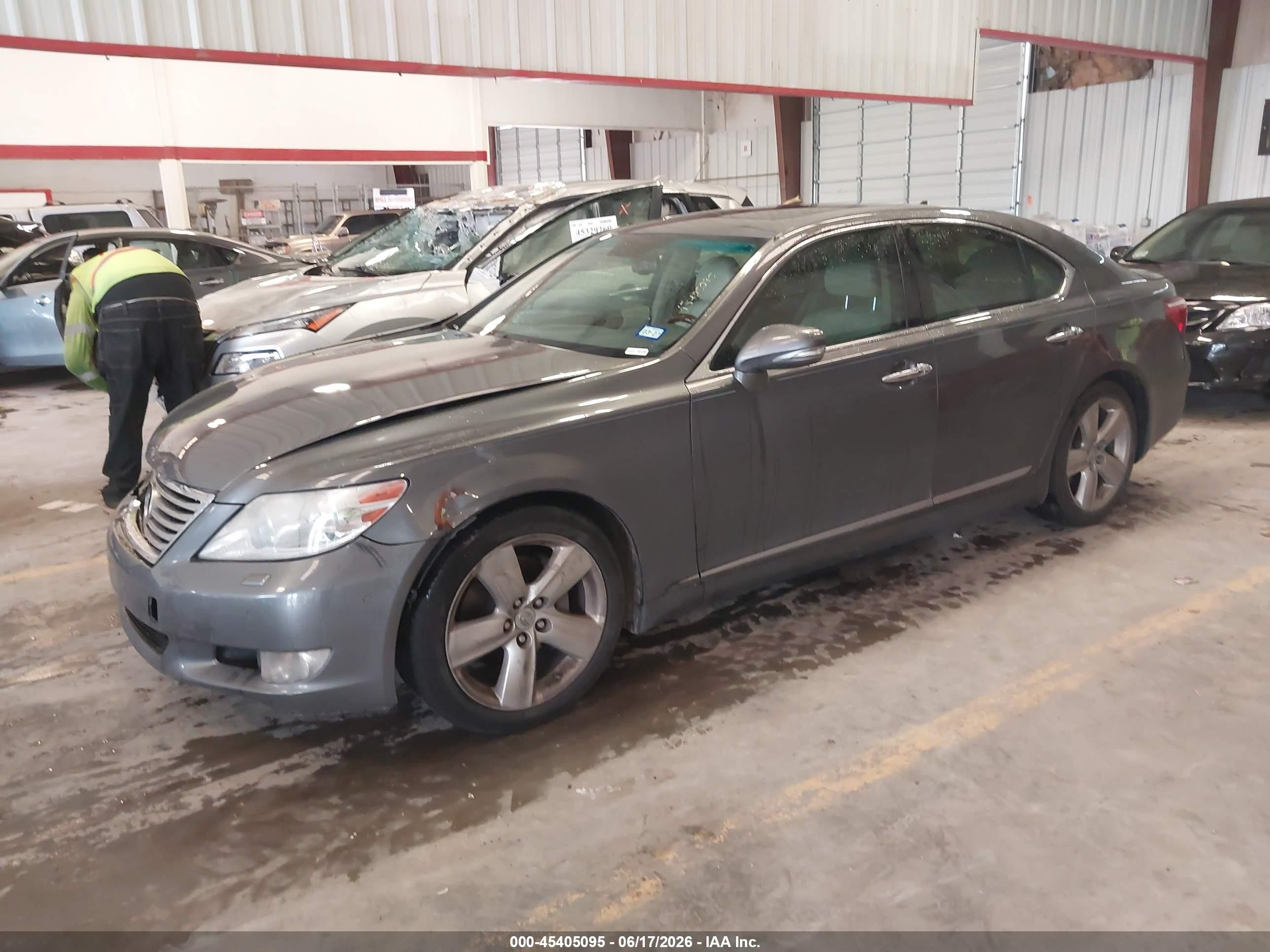 2012 Lexus Ls 460 Gray vin: JTHBL5EF9C5112814
