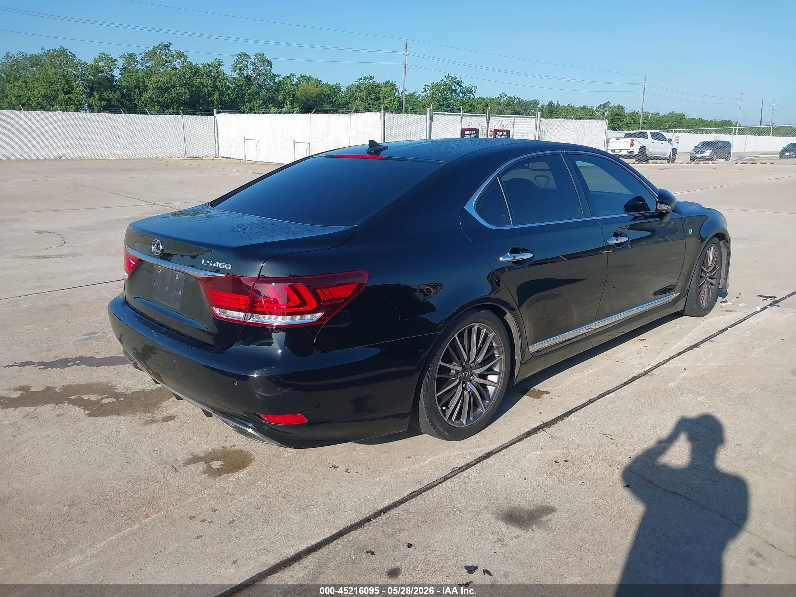 2013 Lexus Ls 460   Black vin: JTHBL5EF9D5122499