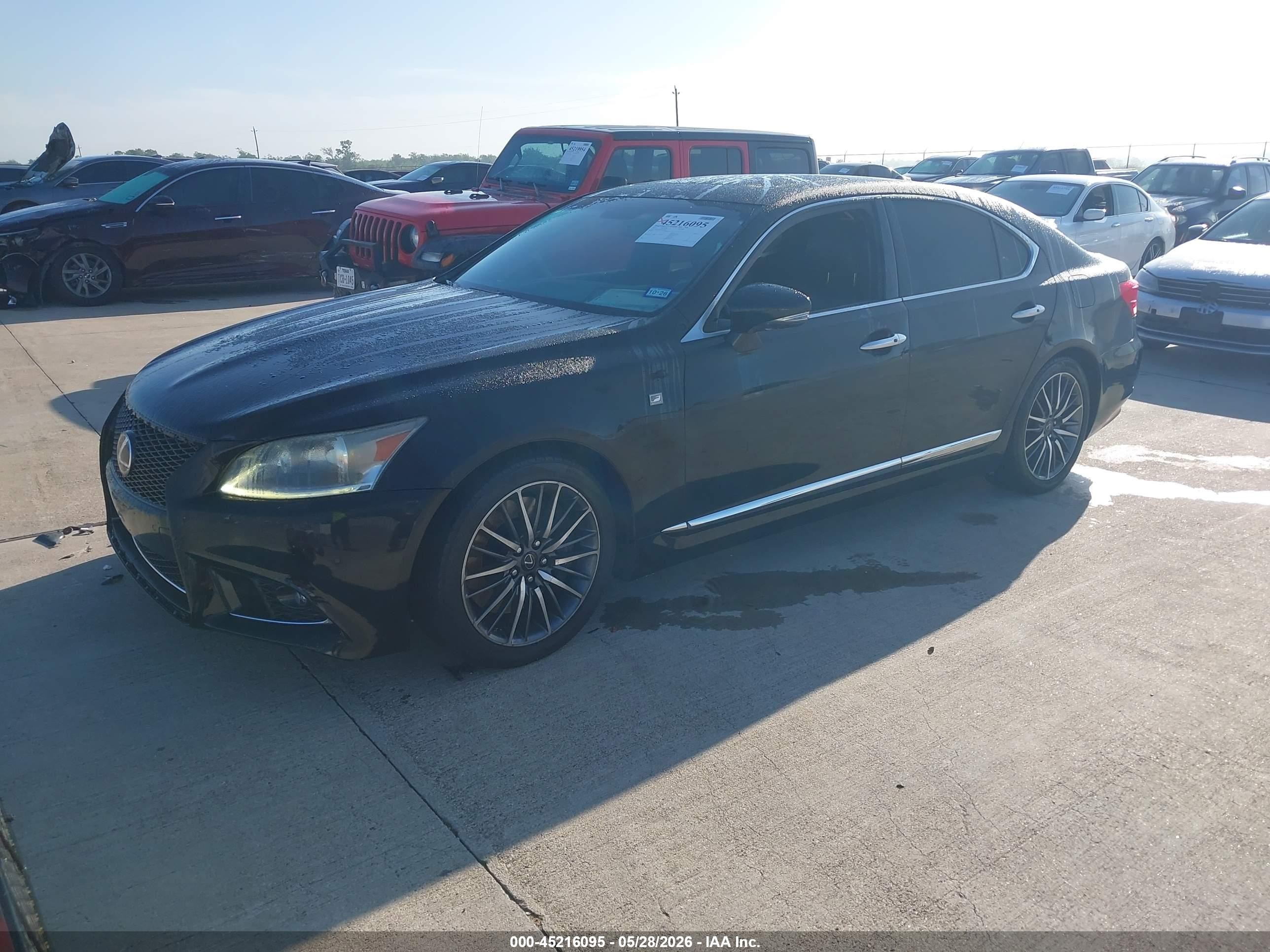 2013 Lexus Ls 460   Black vin: JTHBL5EF9D5122499