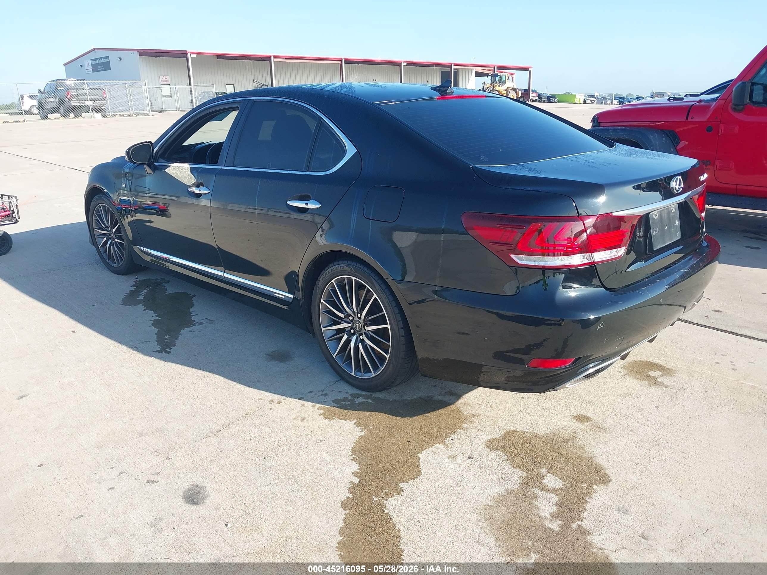 2013 Lexus Ls 460   Black vin: JTHBL5EF9D5122499
