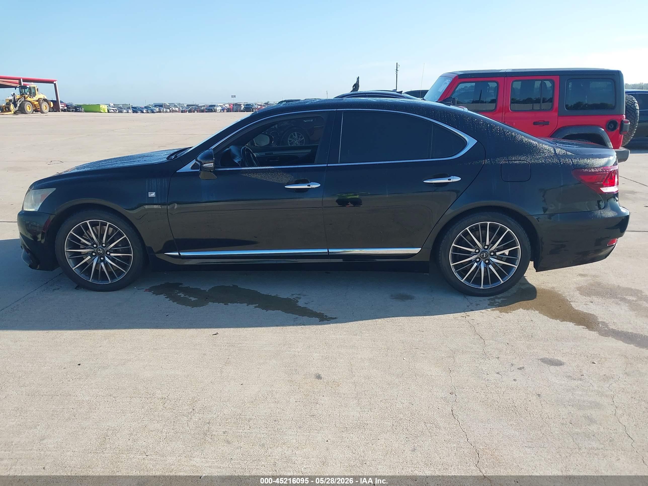 2013 Lexus Ls 460   Black vin: JTHBL5EF9D5122499