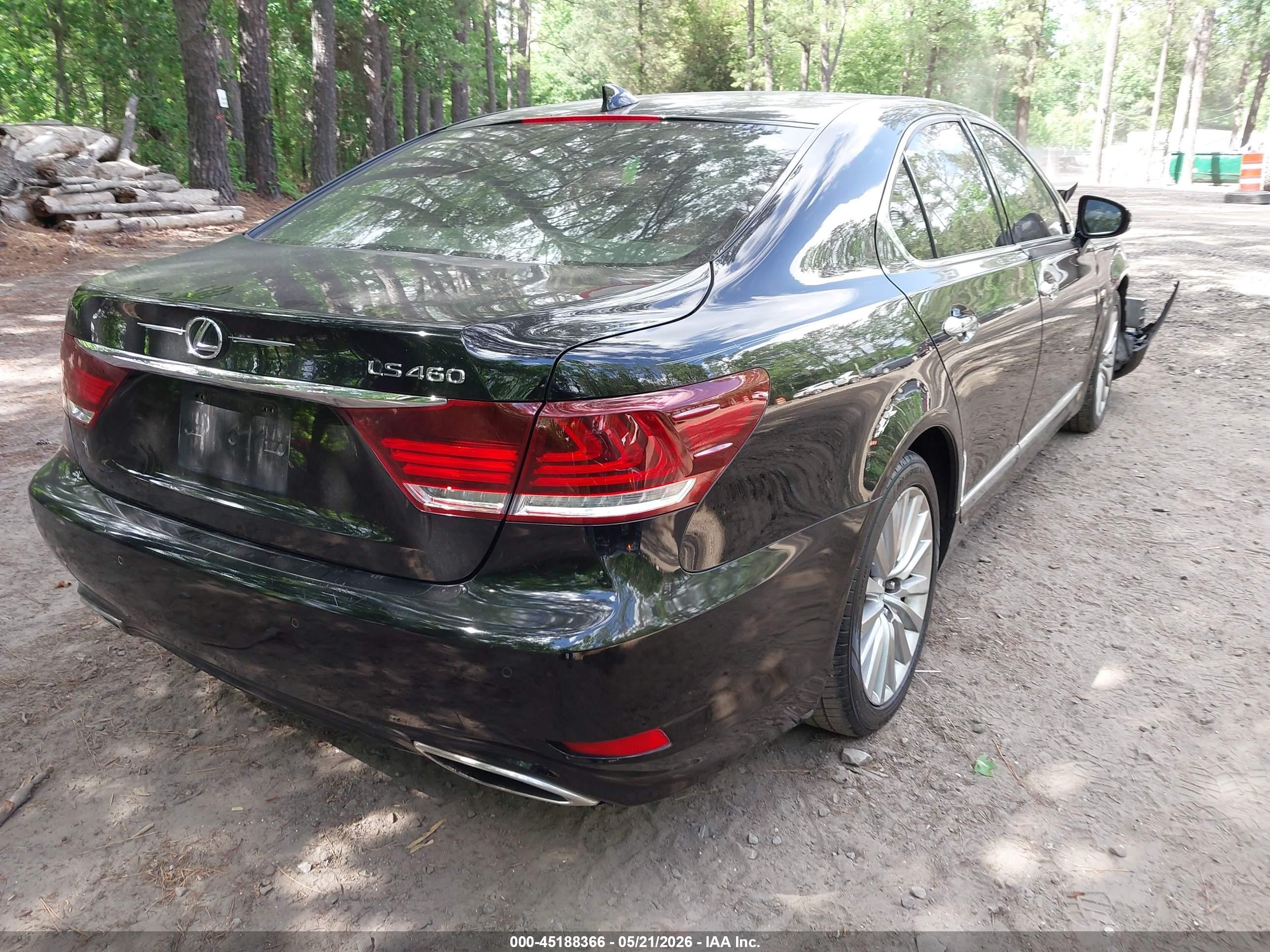 2014 Lexus Ls 460   Black vin: JTHBL5EF9E5126778