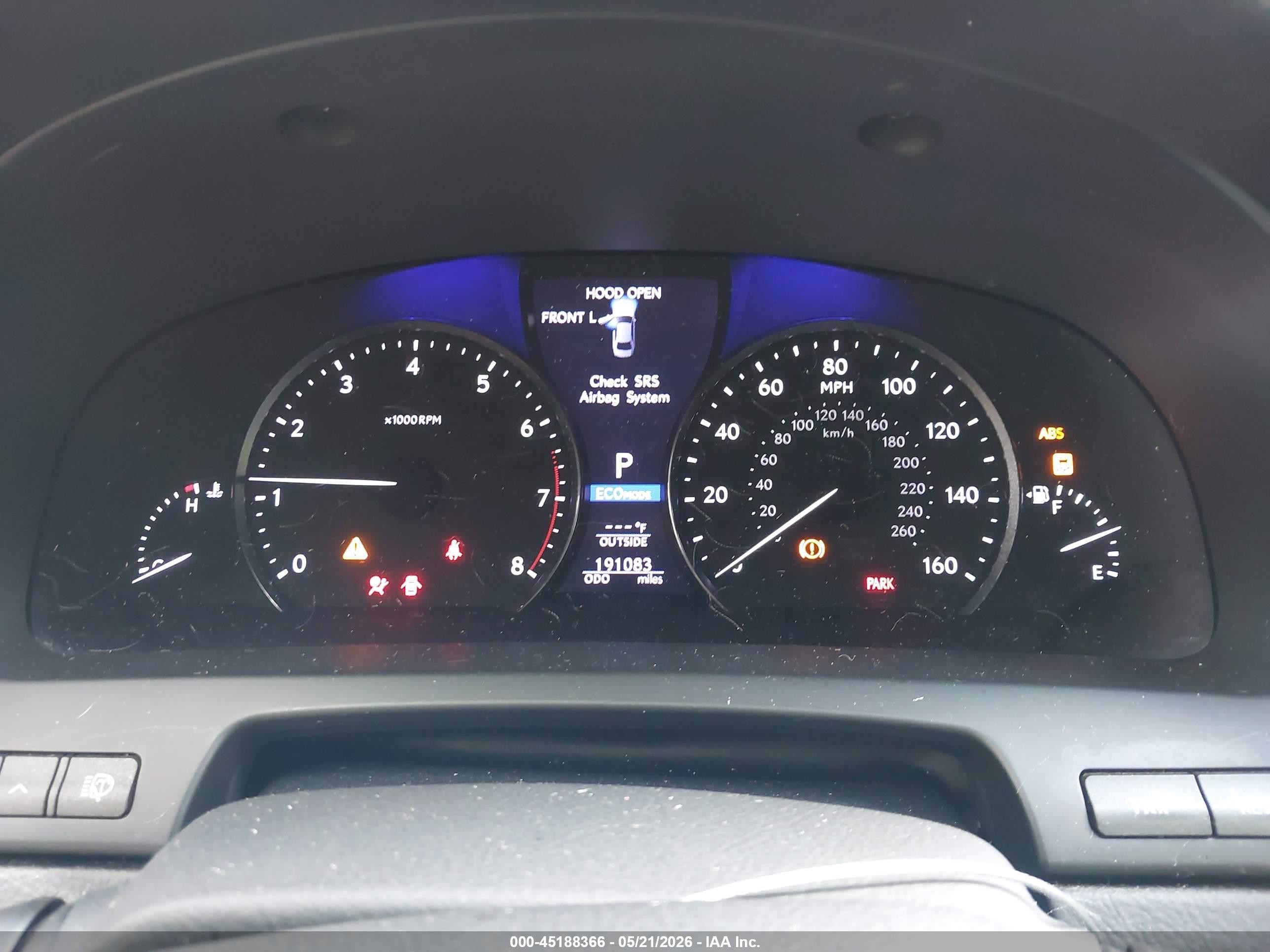 2014 Lexus Ls 460   Black vin: JTHBL5EF9E5126778