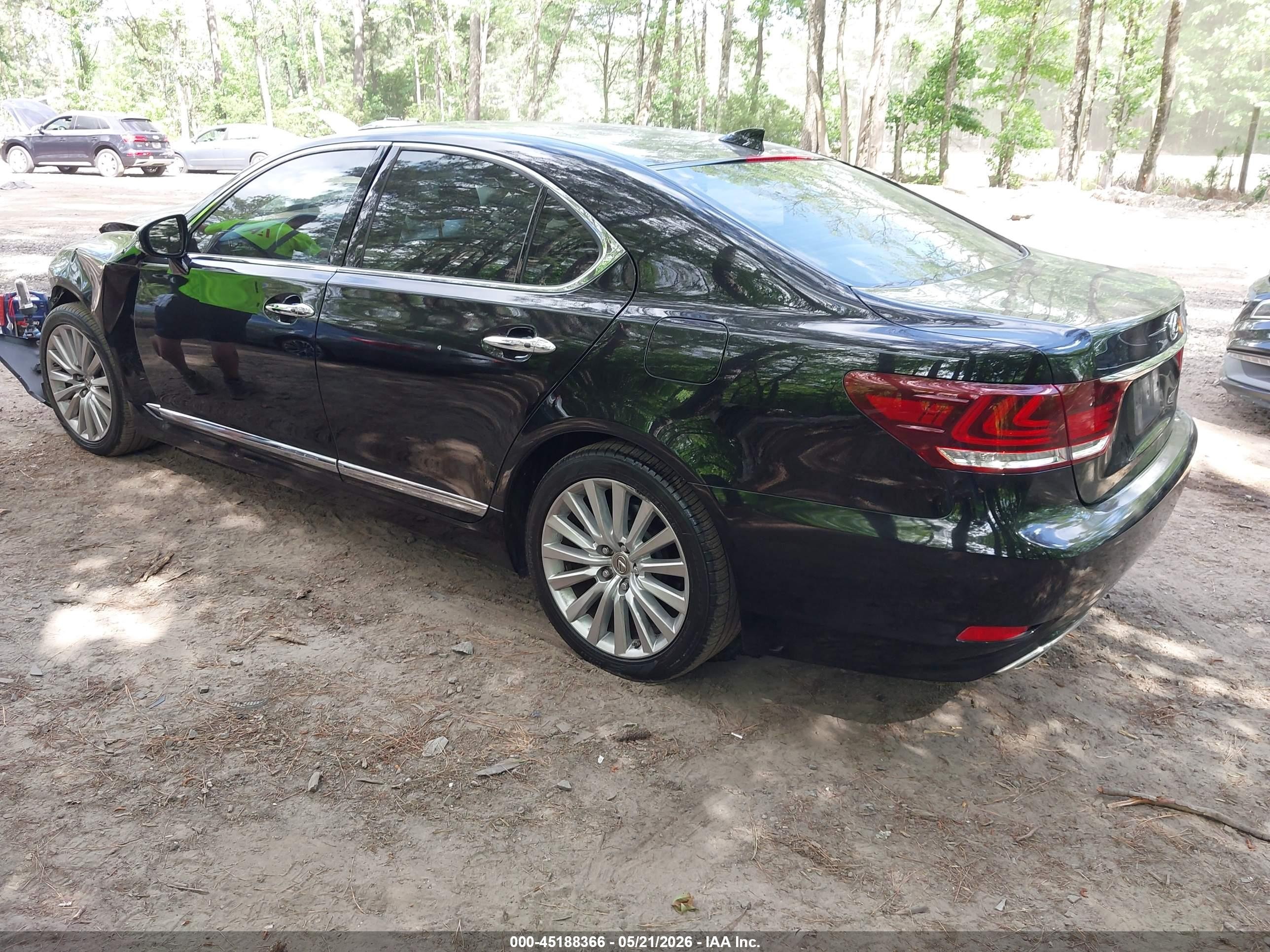 2014 Lexus Ls 460   Black vin: JTHBL5EF9E5126778