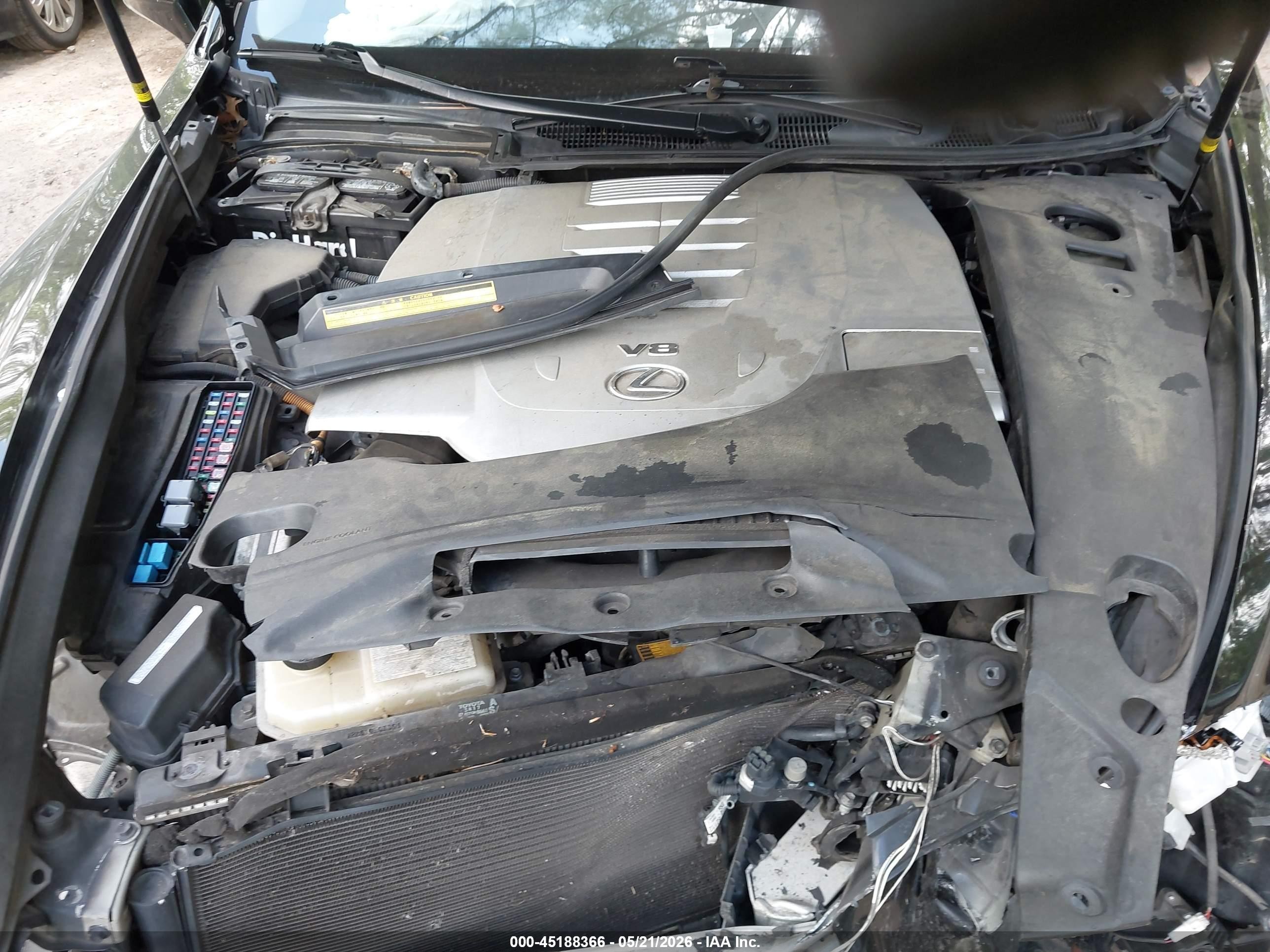 2014 Lexus Ls 460   Black vin: JTHBL5EF9E5126778