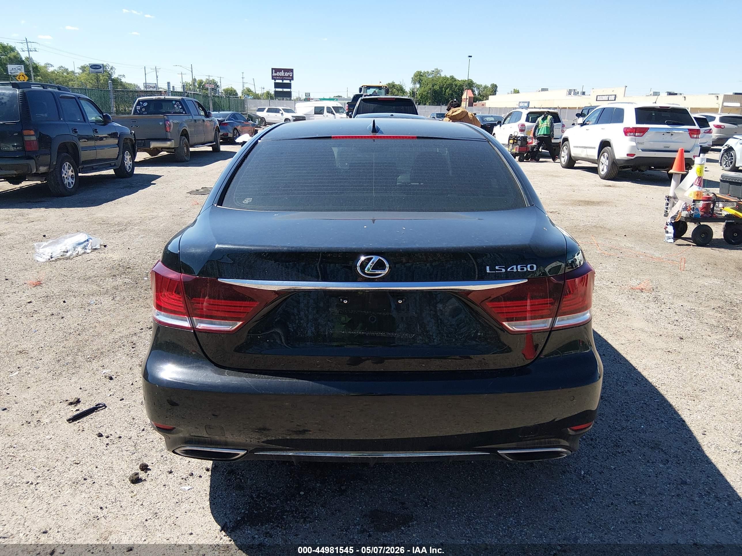 2014 Lexus Ls 460   Black vin: JTHBL5EF9E5127722