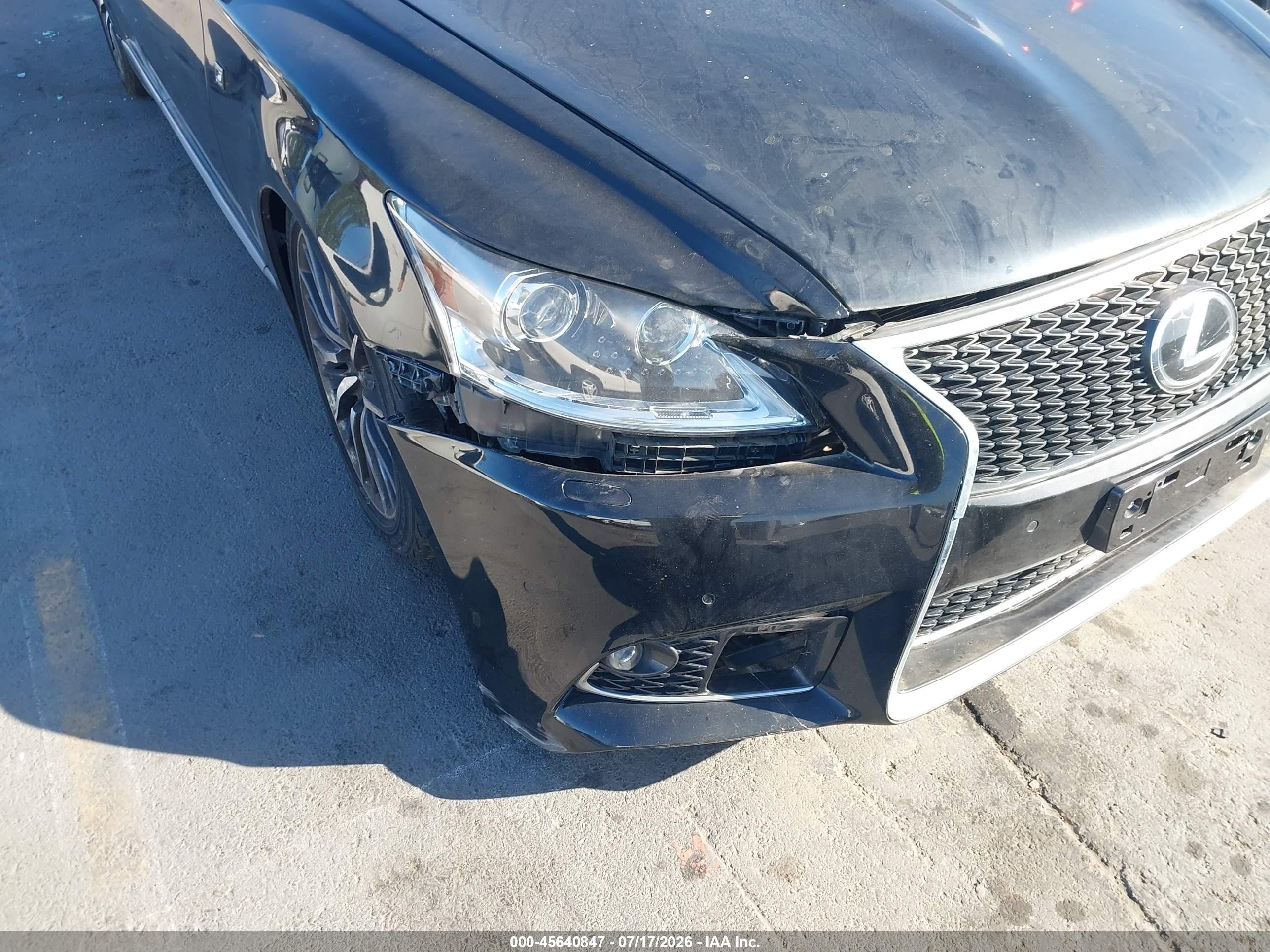 2014 Lexus Ls 460   Black vin: JTHBL5EF9E5128739