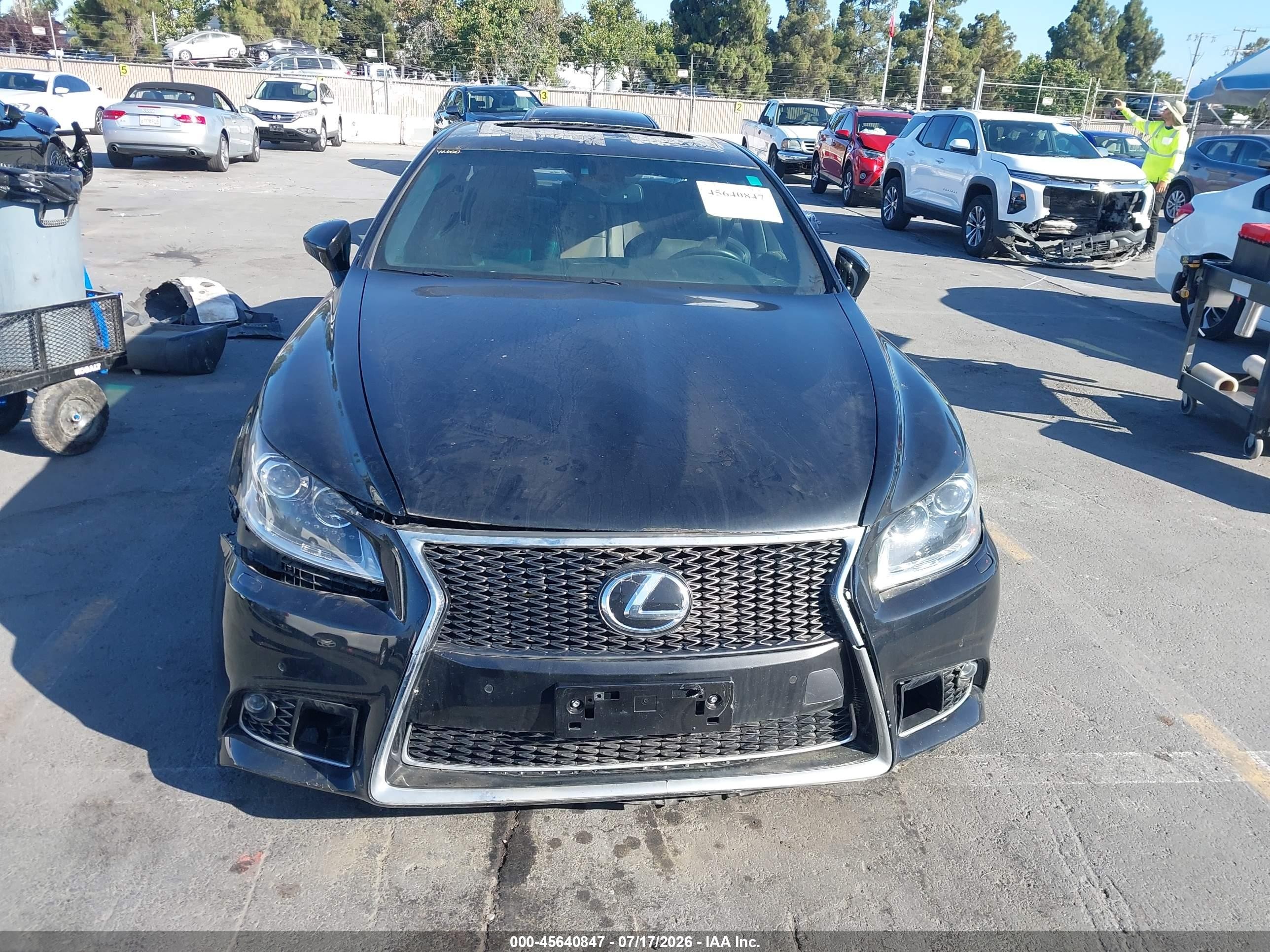 2014 Lexus Ls 460   Black vin: JTHBL5EF9E5128739