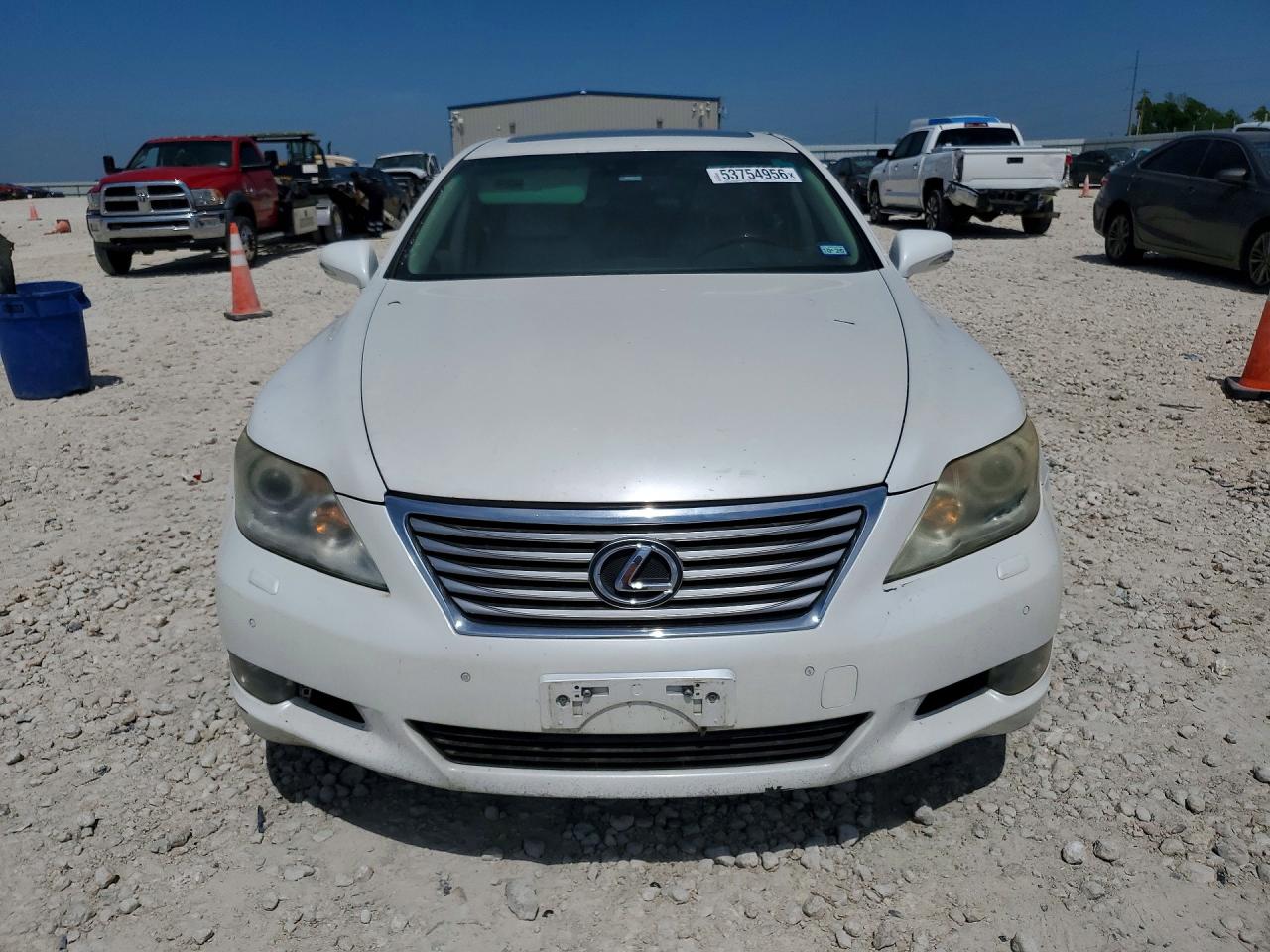 2011 Lexus Ls 460 White vin: JTHBL5EFXB5103019