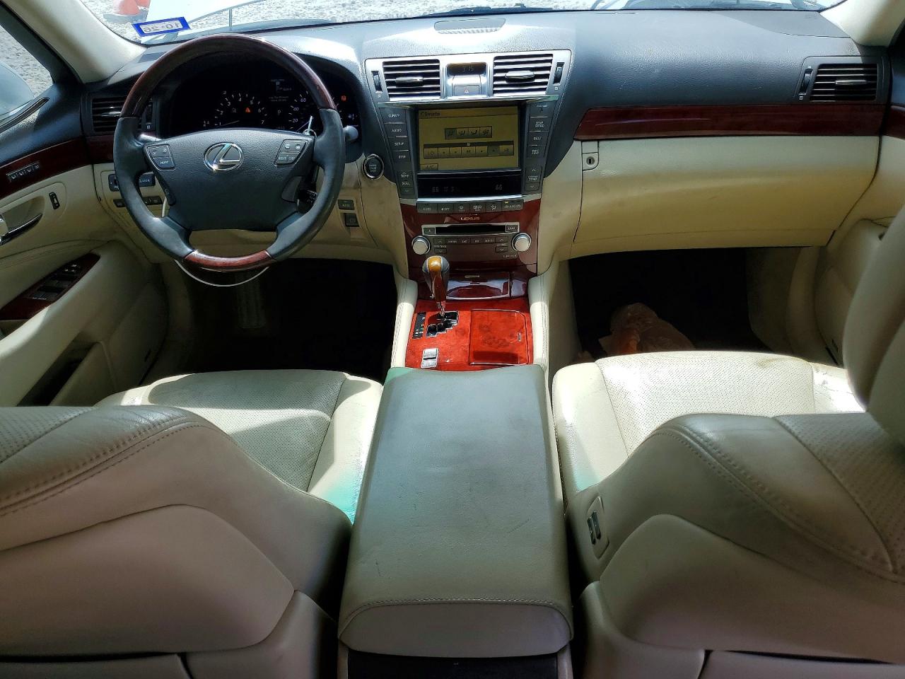 2011 Lexus Ls 460 White vin: JTHBL5EFXB5103019