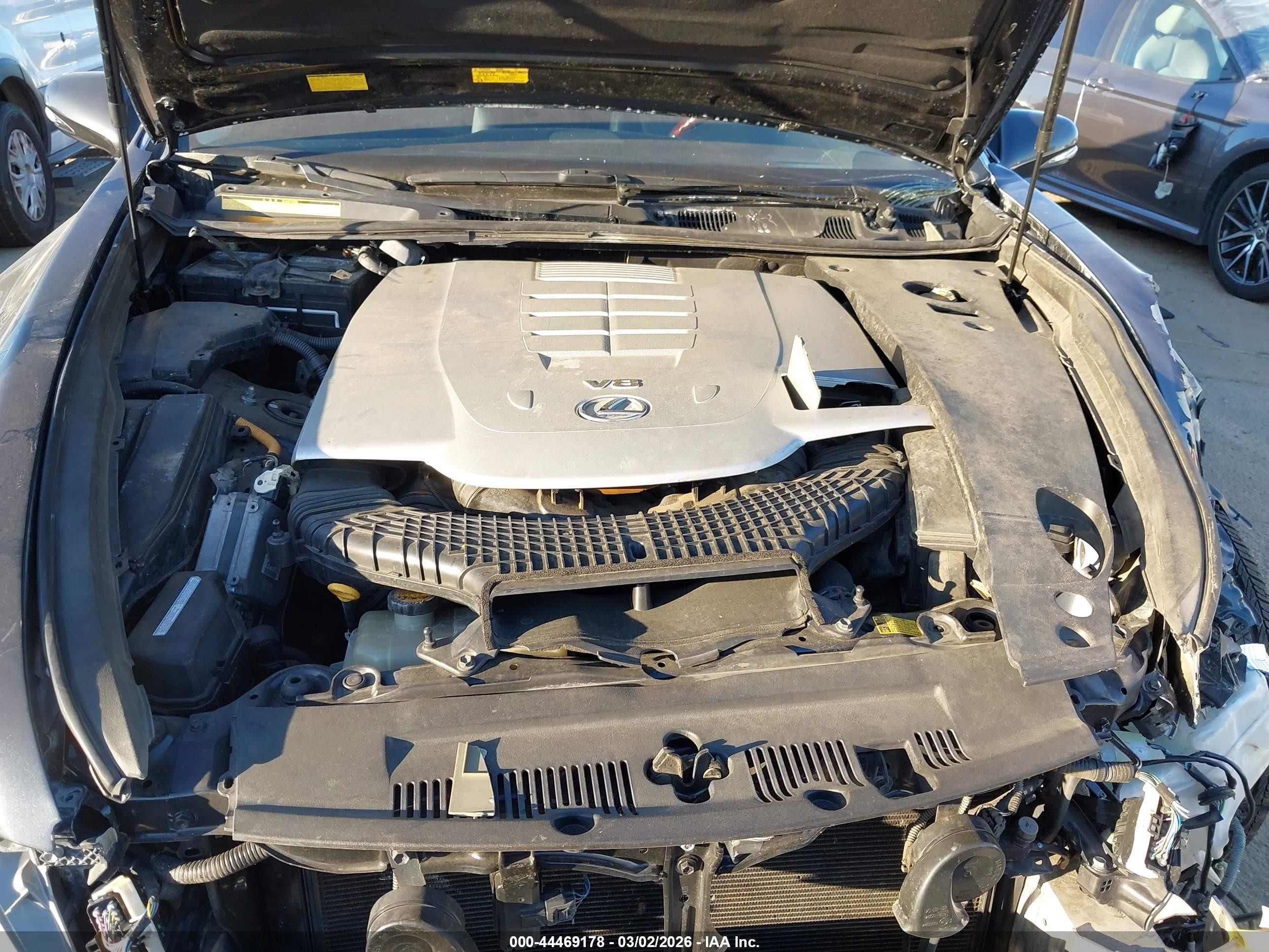 2011 Lexus Ls 460   Серый vin: JTHBL5EFXB5103540