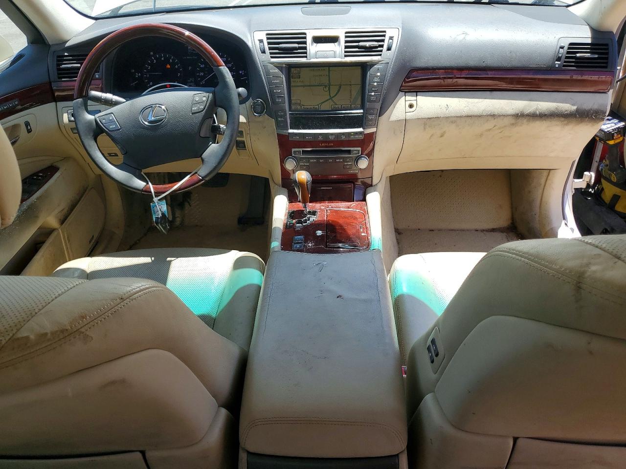 2011 Lexus Ls 460 Желто-коричневый vin: JTHBL5EFXB5106907