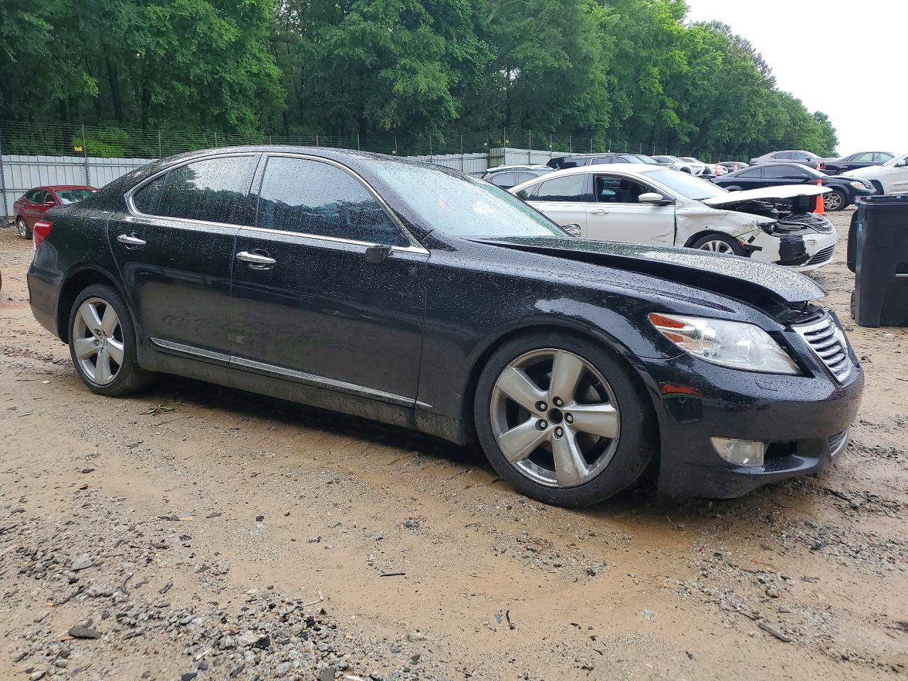 2012 Lexus Ls 460 Черный vin: JTHBL5EFXC5110537