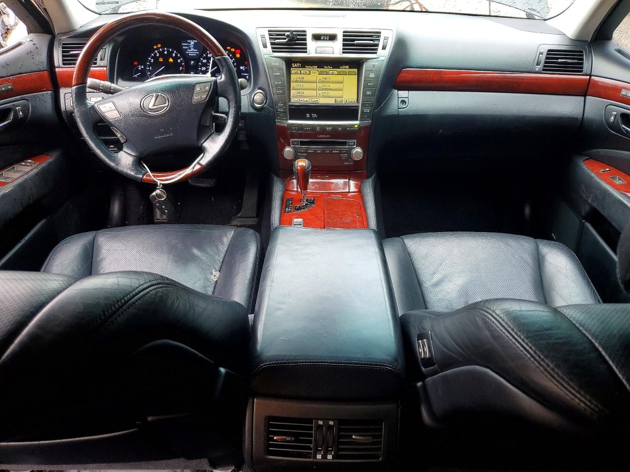 2012 Lexus Ls 460 Черный vin: JTHBL5EFXC5110537