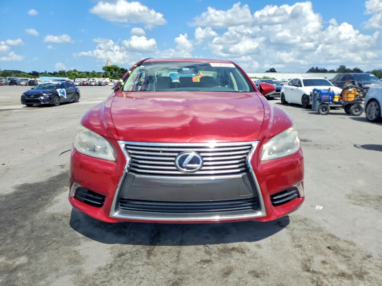 2013 Lexus Ls 460 Red vin: JTHBL5EFXD5118042