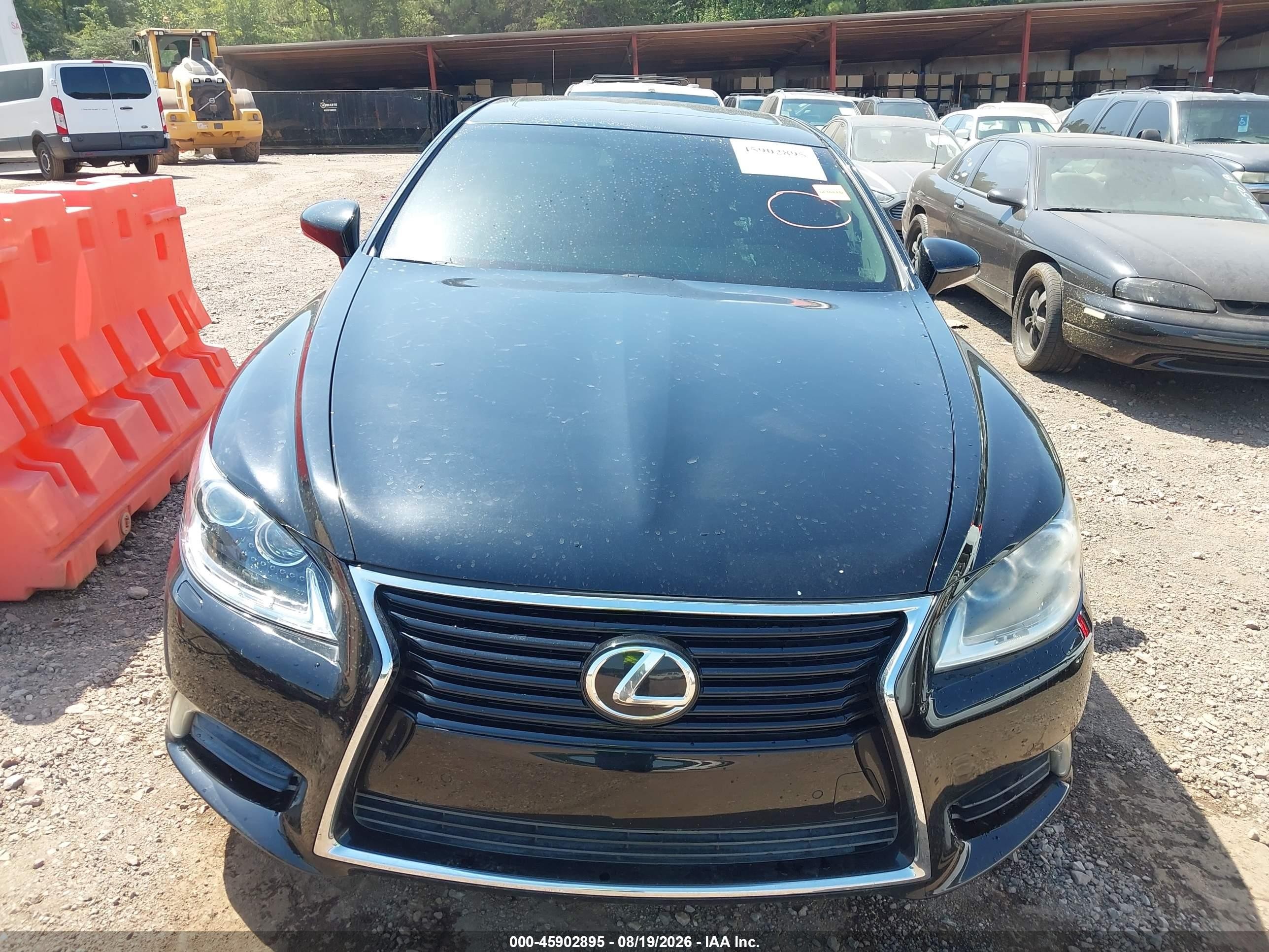 2013 Lexus Ls 460   Black vin: JTHBL5EFXD5123385