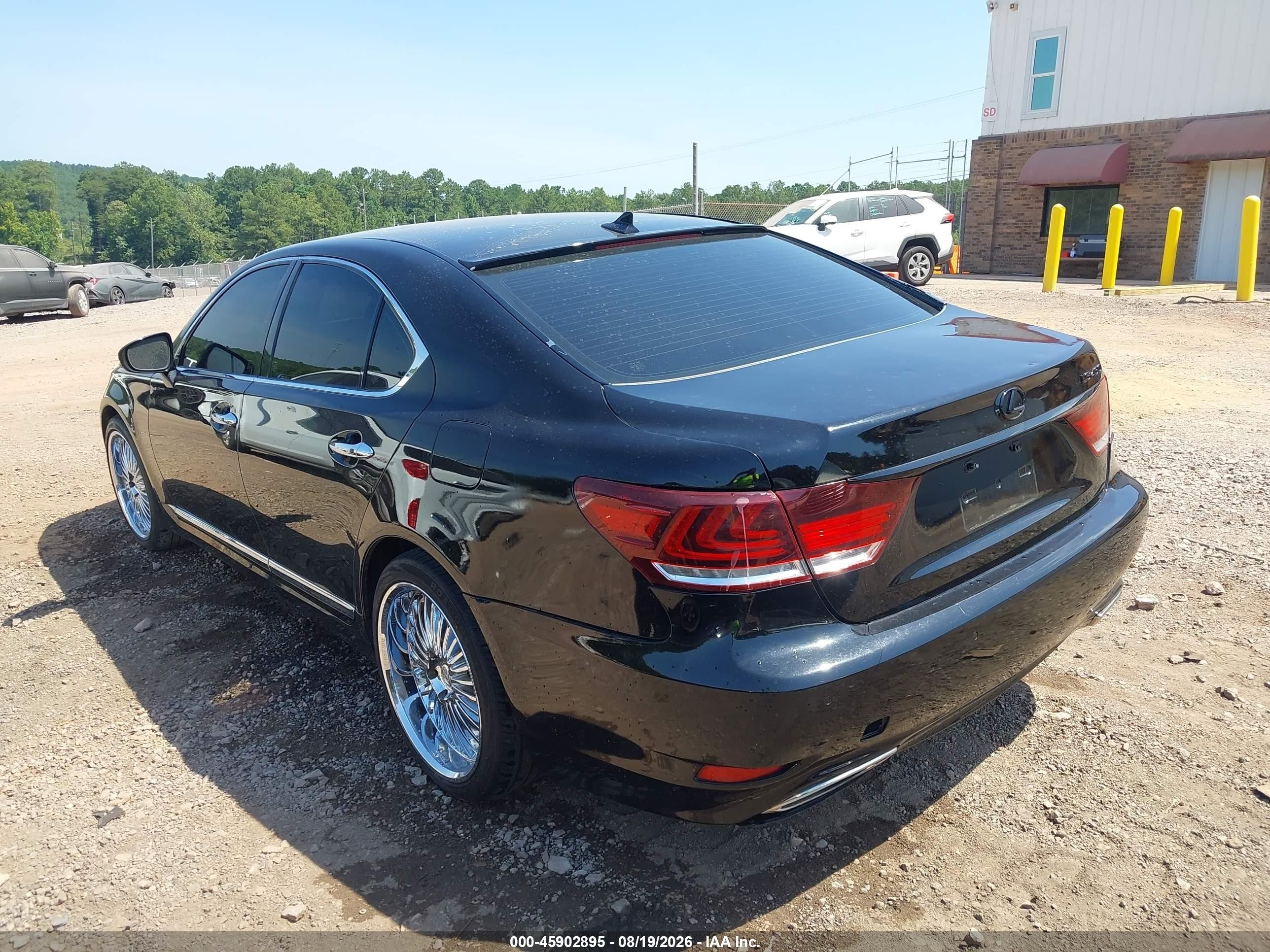 2013 Lexus Ls 460   Black vin: JTHBL5EFXD5123385