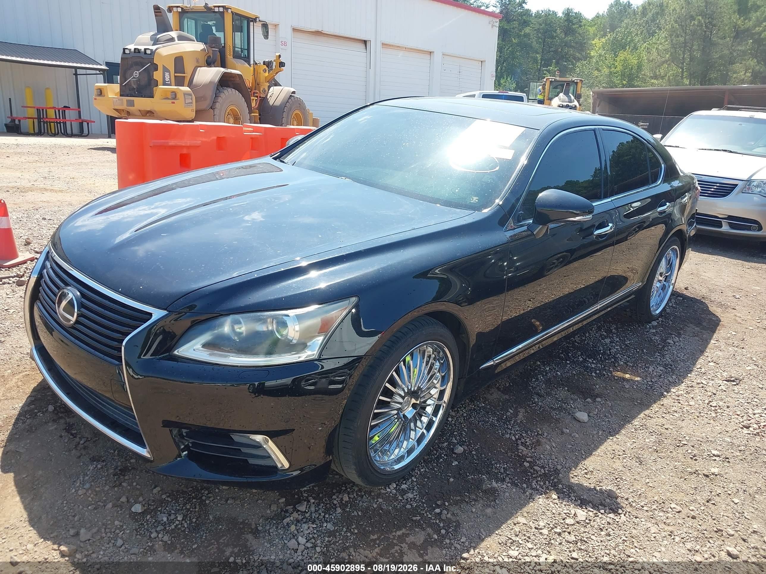 2013 Lexus Ls 460   Black vin: JTHBL5EFXD5123385