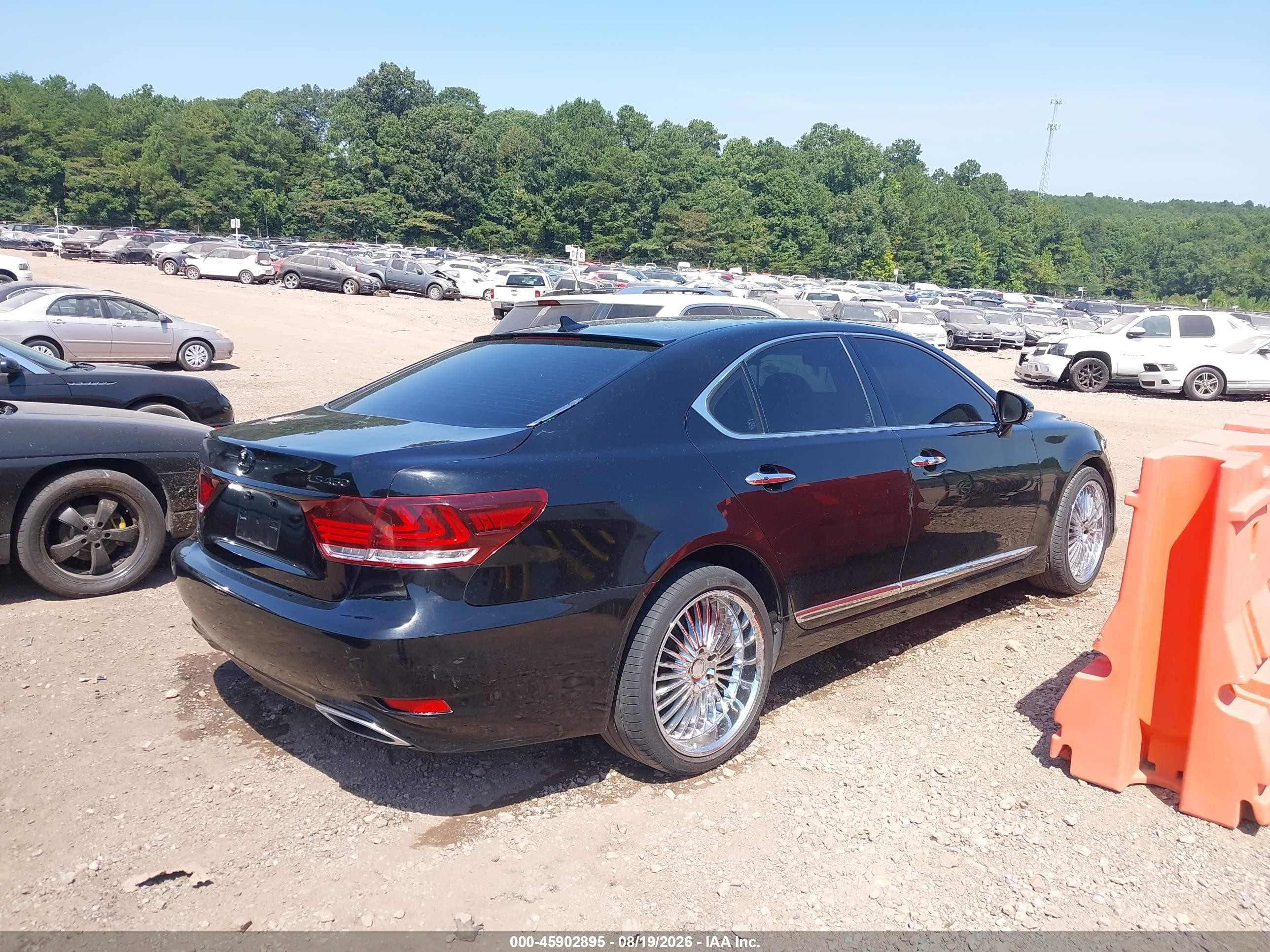 2013 Lexus Ls 460   Black vin: JTHBL5EFXD5123385