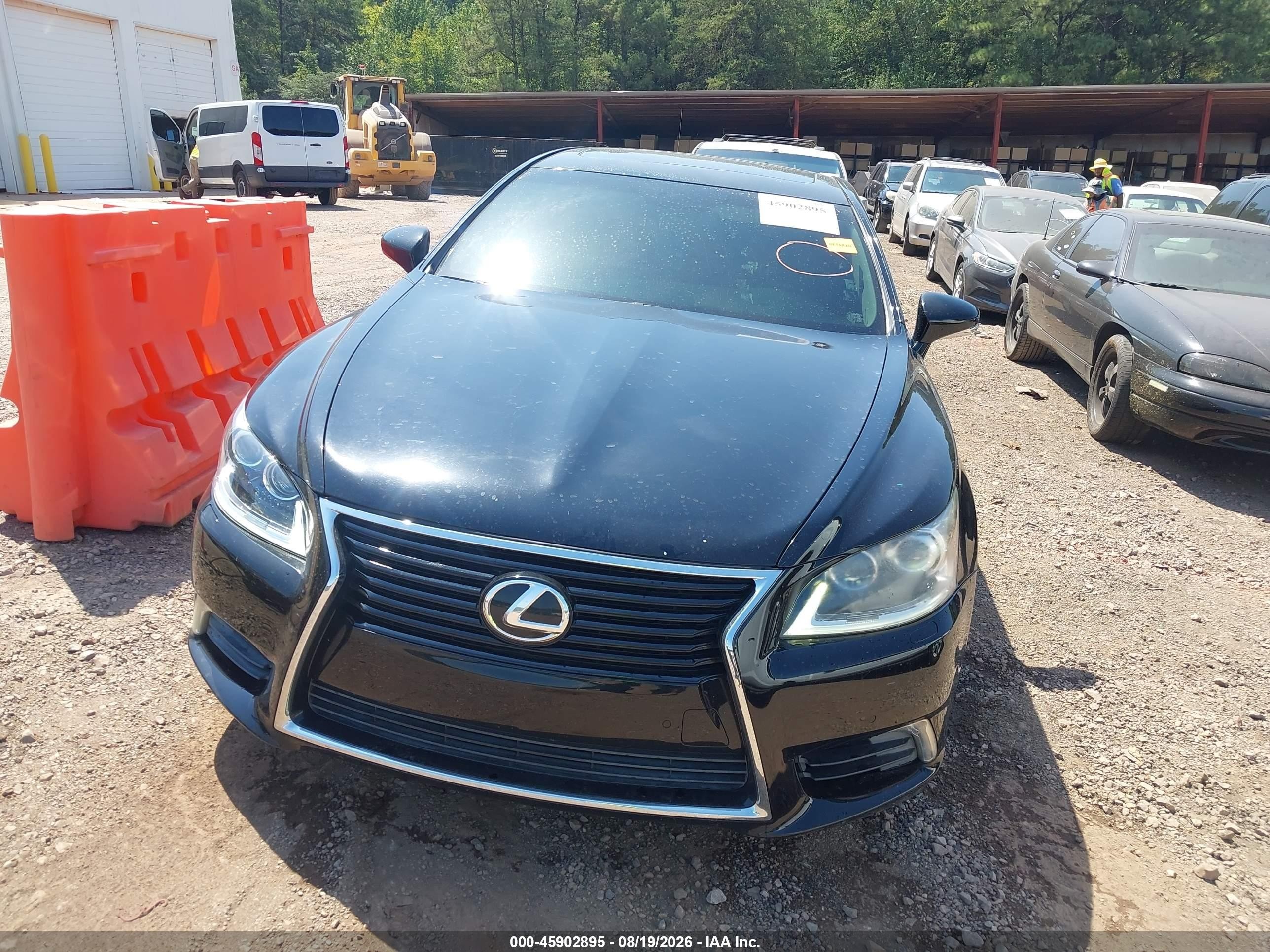 2013 Lexus Ls 460   Black vin: JTHBL5EFXD5123385