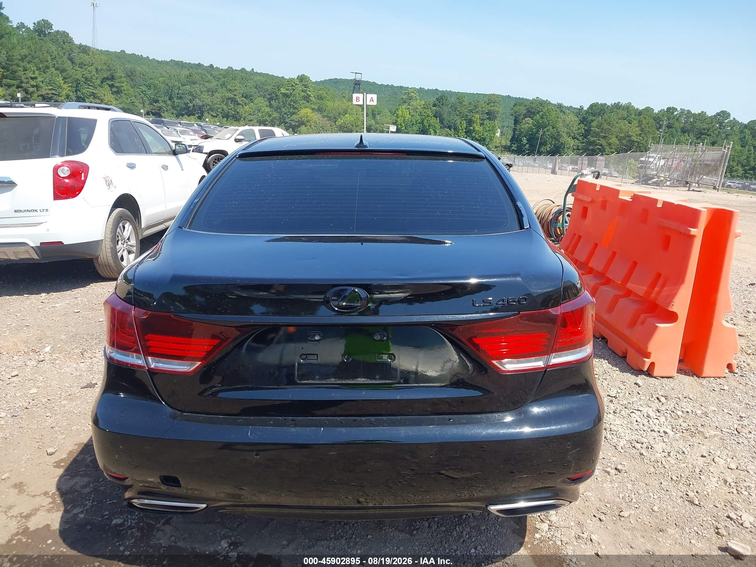 2013 Lexus Ls 460   Black vin: JTHBL5EFXD5123385