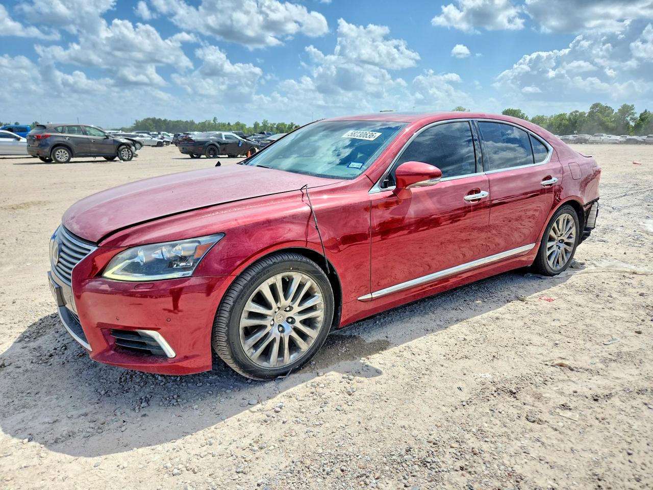 2014 Lexus Ls 500 Red vin: JTHBL5EFXE5125462