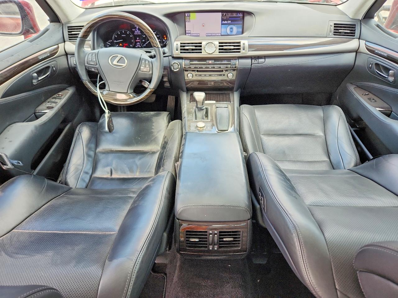 2014 Lexus Ls 500 Red vin: JTHBL5EFXE5125462