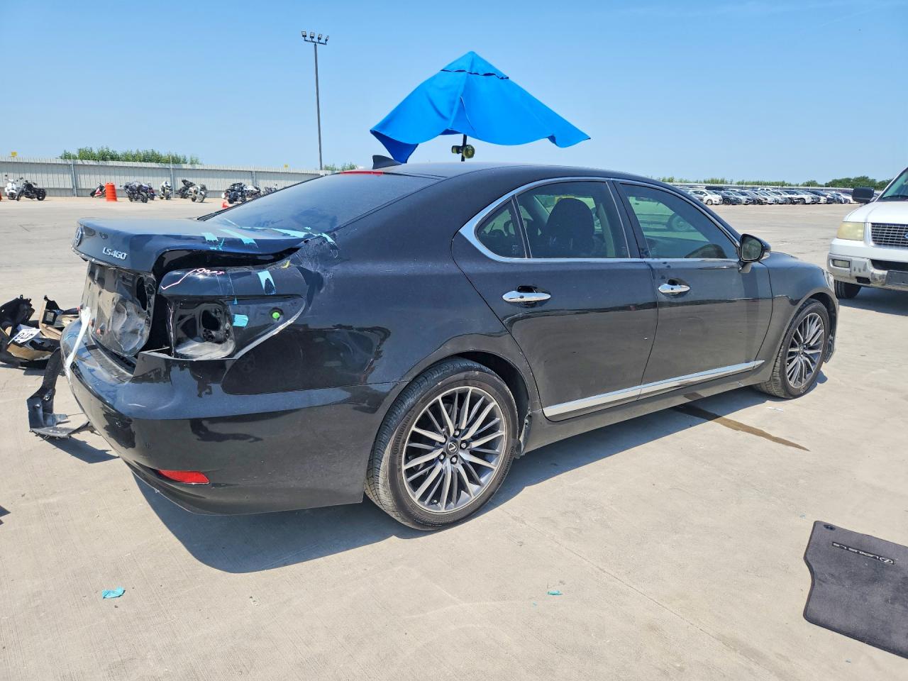 2014 Lexus Ls 460 Черный vin: JTHBL5EFXE5125963