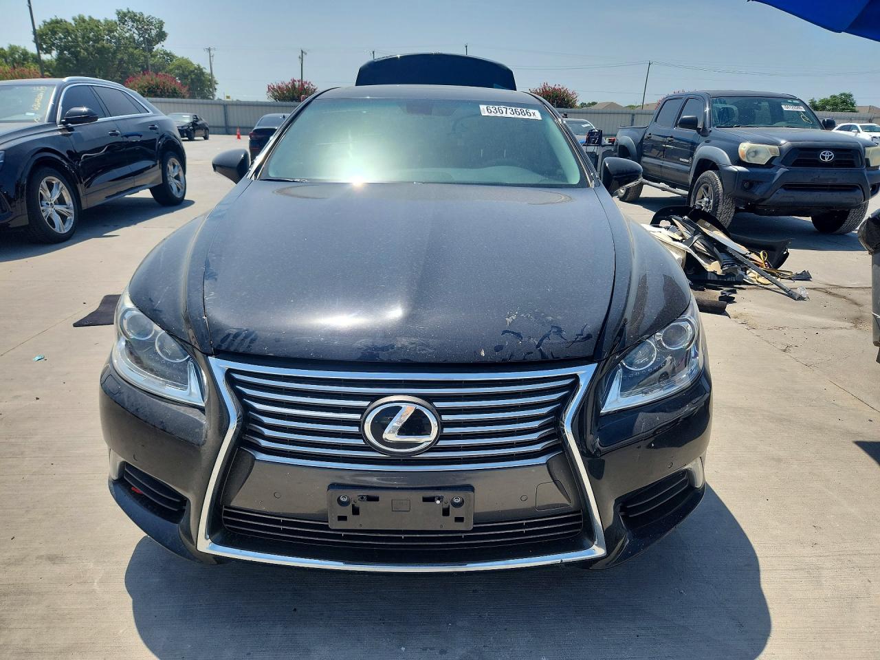 2014 Lexus Ls 460 Черный vin: JTHBL5EFXE5125963