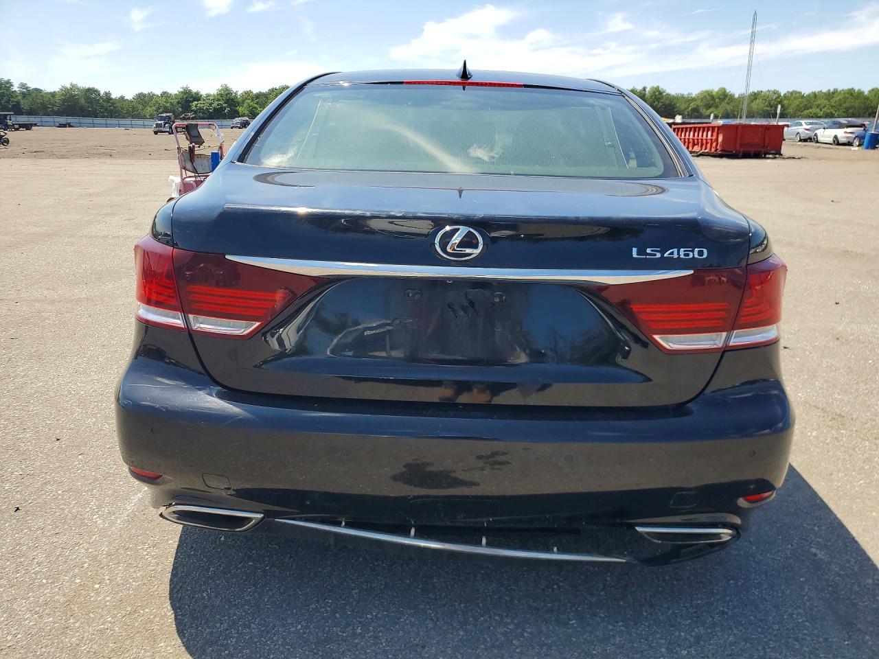 2014 Lexus Ls 460 Black vin: JTHBL5EFXE5128359
