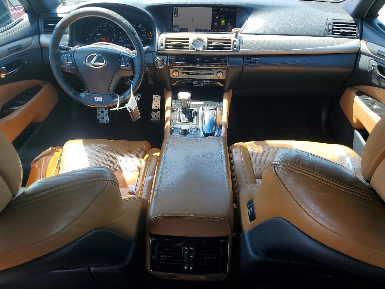 2014 Lexus Ls 460 Black vin: JTHBL5EFXE5128359