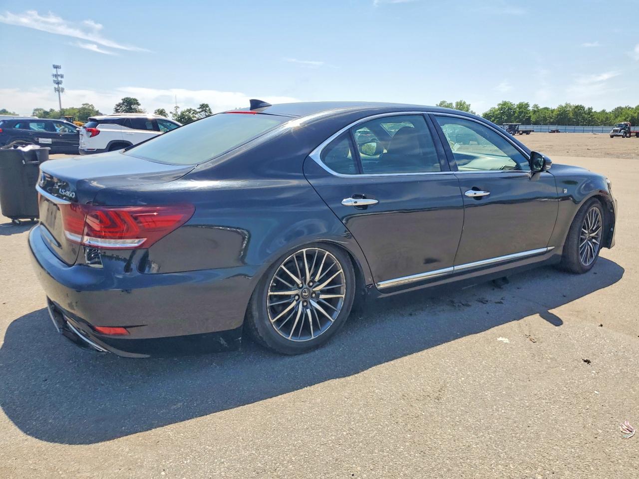 2014 Lexus Ls 460 Black vin: JTHBL5EFXE5128359